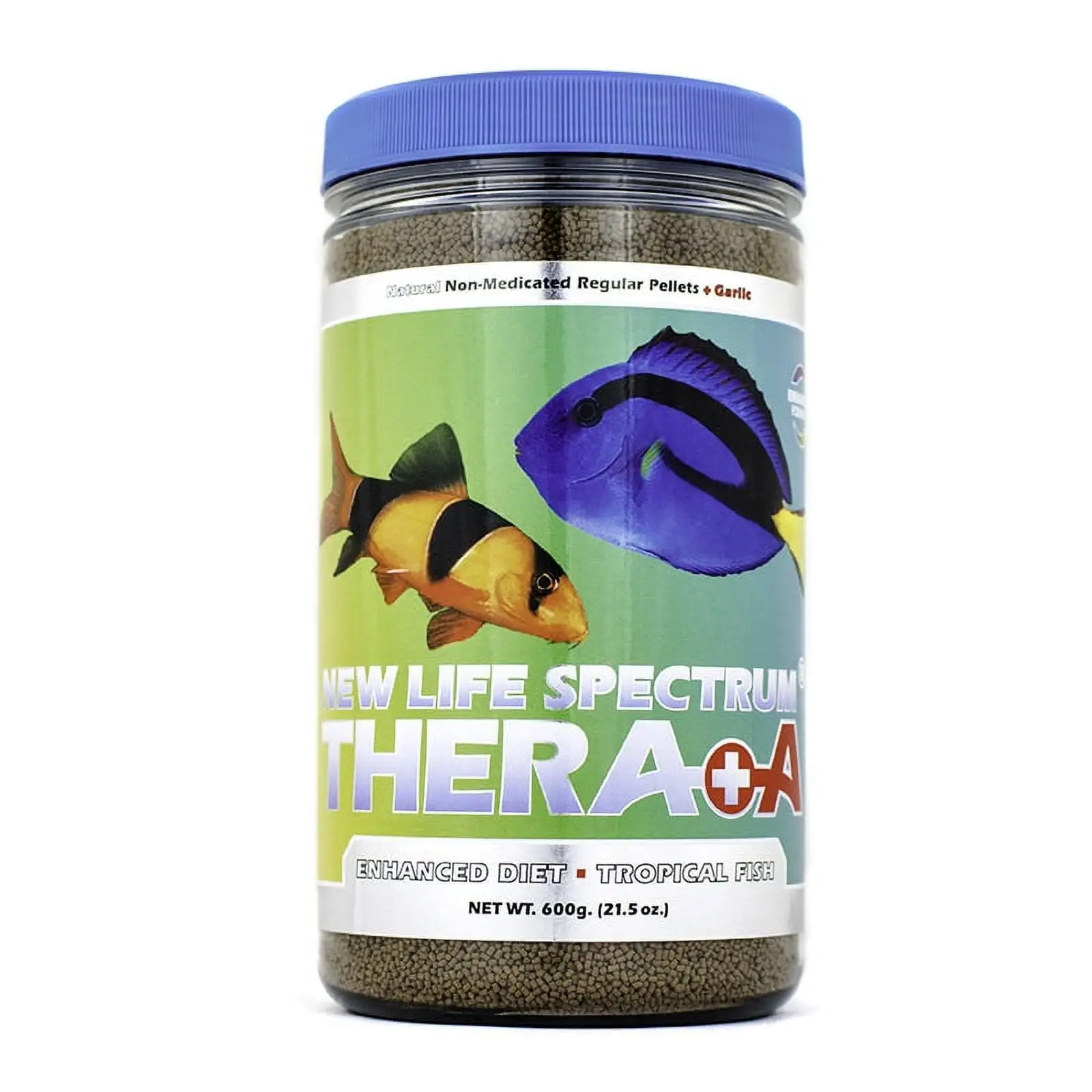 New Life Spectrum Thera A Enhanced Diet Tropical Fish Food Pellets. Regular (1-1.5mm). 1.34 lbs