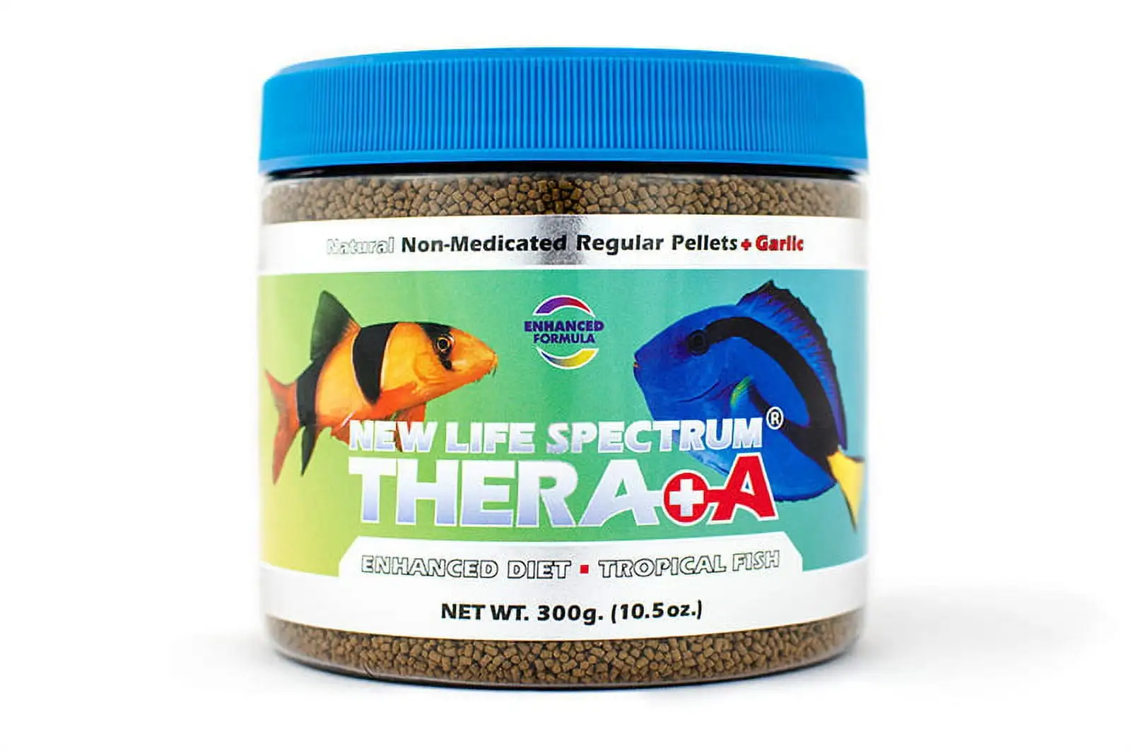 New Life Spectrum Thera A Enhanced Diet Tropical Fish Food Pellets. Regular (1-1.5mm). 10.5 oz