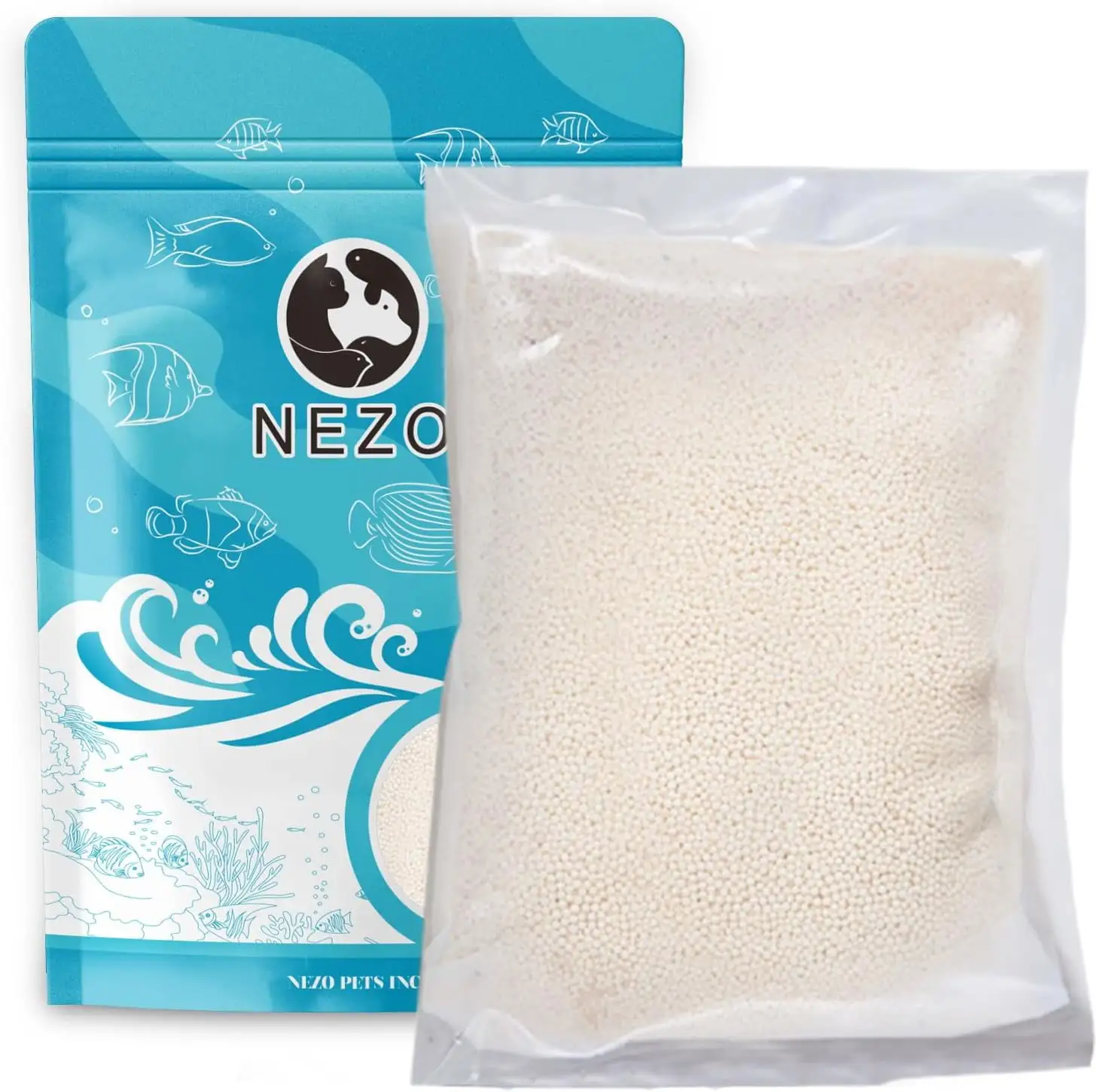 Nezo Aquarium Filtration Resin Yellow Water Remove for Fish Tank. Koi Pond. Fresh and Saltwater with Free Mesh Bag