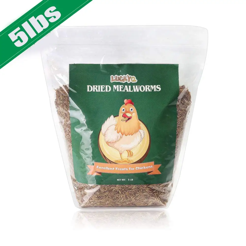 Non-GMO Dried Mealworms 100% Natural for chickens Birds Bluebirds Hamsters Hen Fish Duck