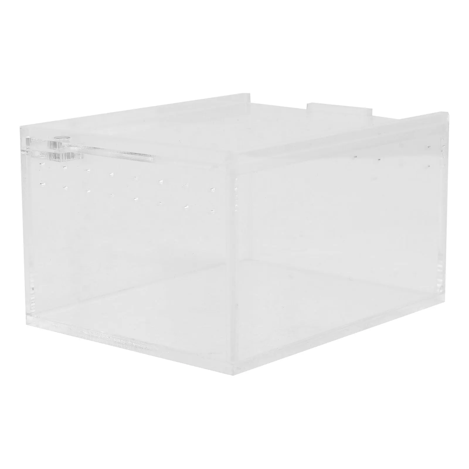 Nuolux Reptile Box Feeding Tank Terrarium Snake Plastic Transparent Carrier Travel Habitat Live Insect Breeding Enclosure Snail