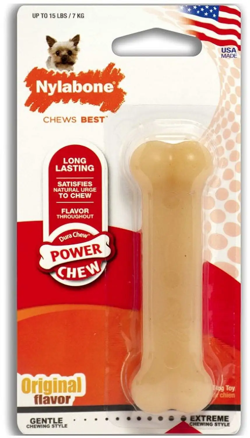 Nylabone Dura Chew Bone Original Flavor Petite