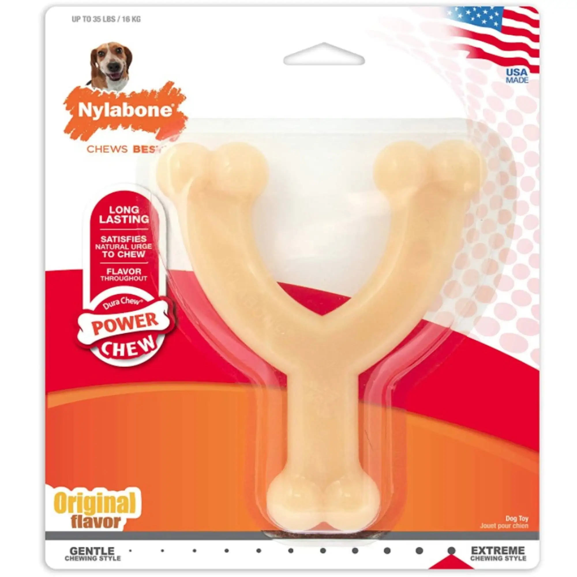 Nylabone Dura Chew Wishbone Original Flavor