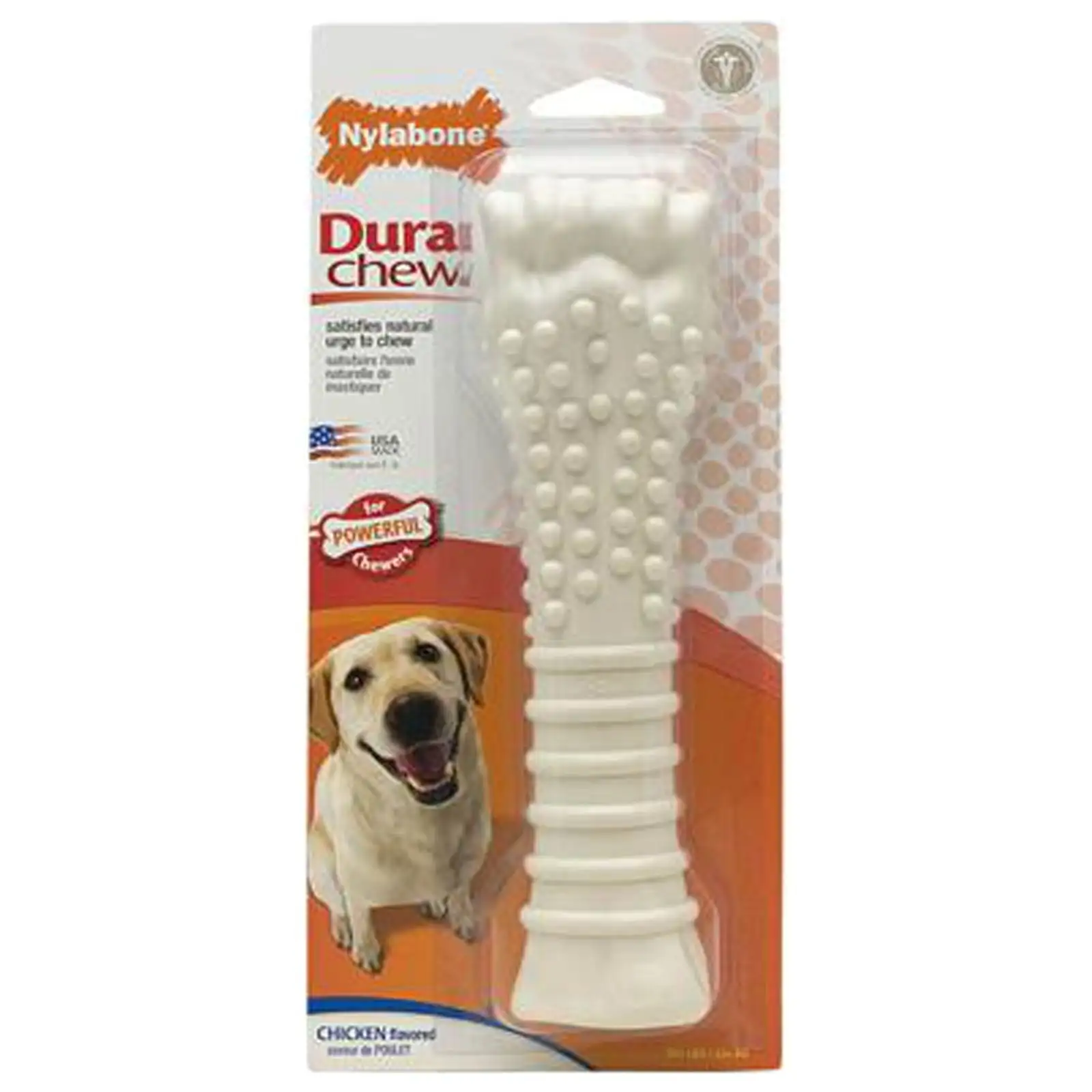 Nylabone NCF105P Power Chew Durable Dog Toy. Chicken Flavor. X-Large Dogs. 1-Ct. - Quantity 12