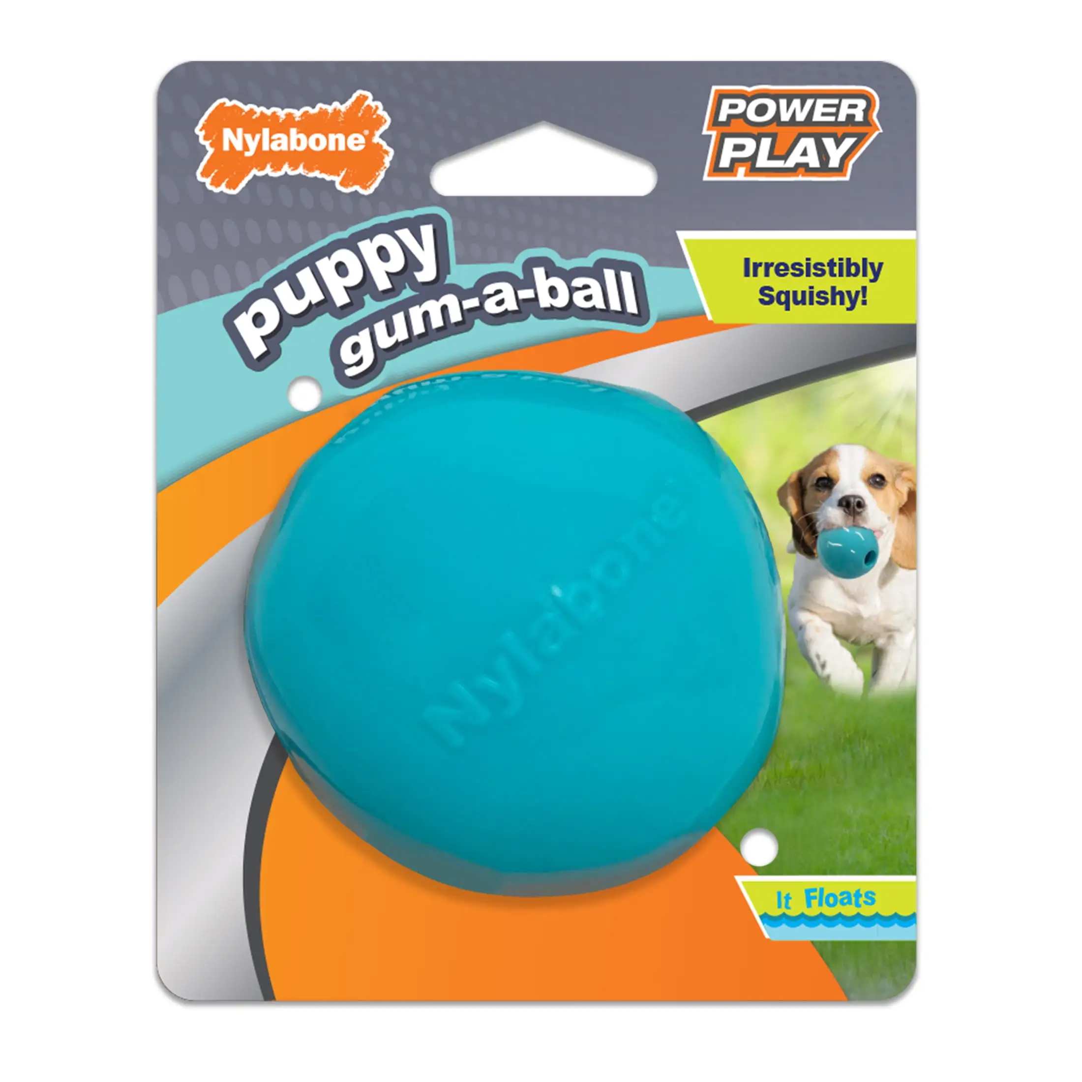 Nylabone Power Play Puppy Gum-a-Ball Intended for puppies of all sizes (1 Count)