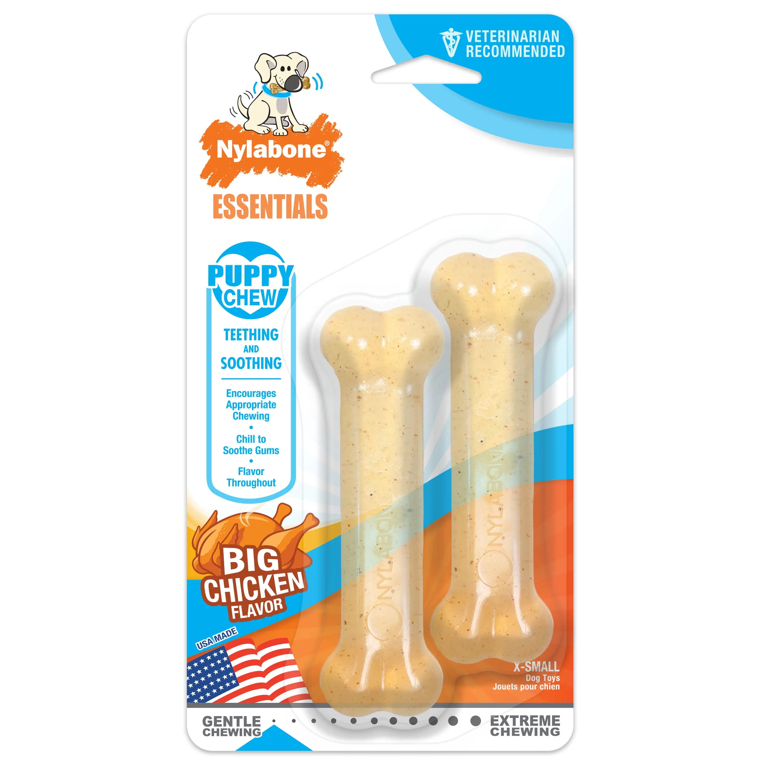 Nylabone Puppy Chew Combo Pack - Up to 15 lbs.