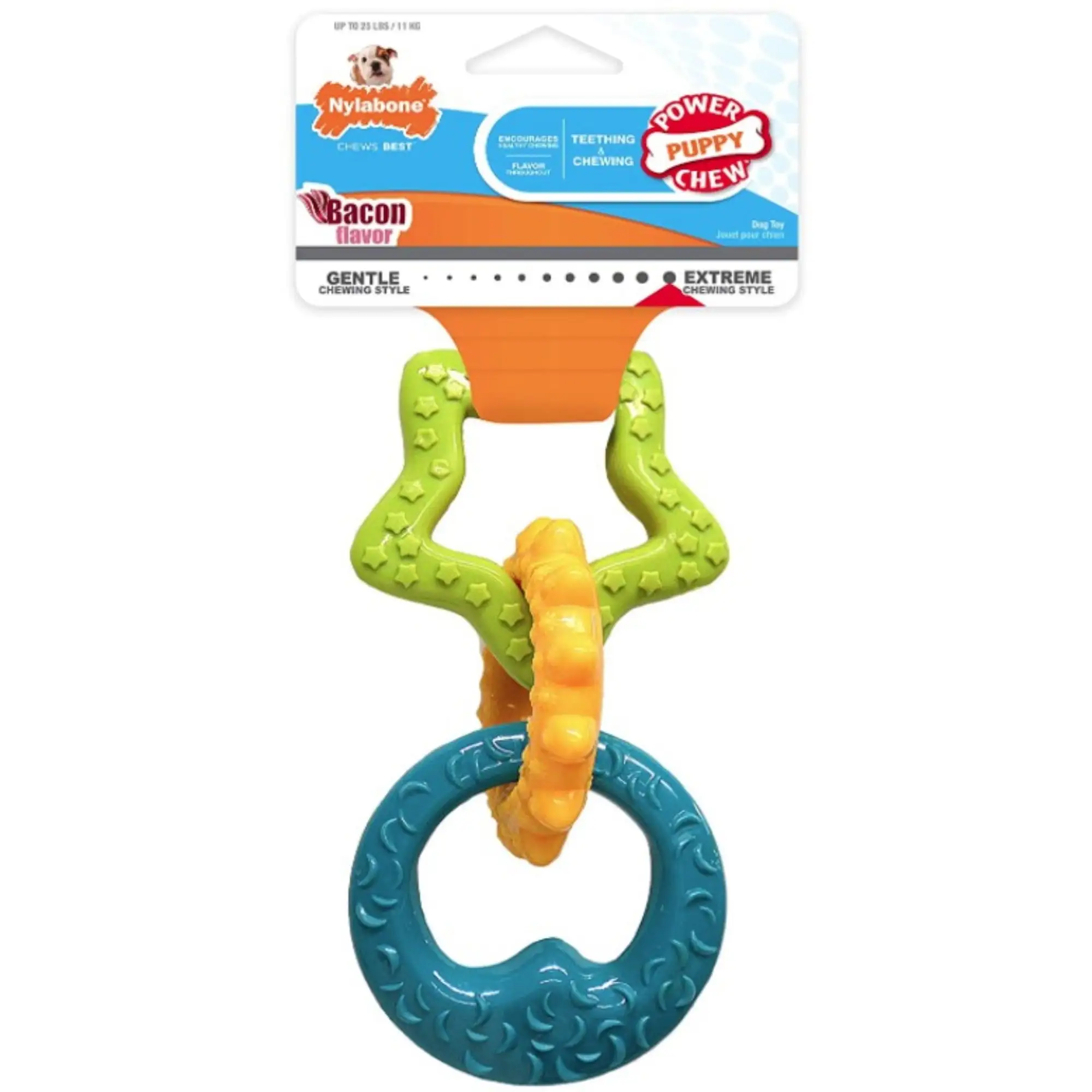 Nylabone Puppy Chew Nylabone Puppy Teething Rings BULK - 6 Toys - (6 x 1 Pack)