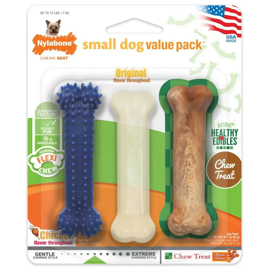 Nylabone Small Dog Value Pack