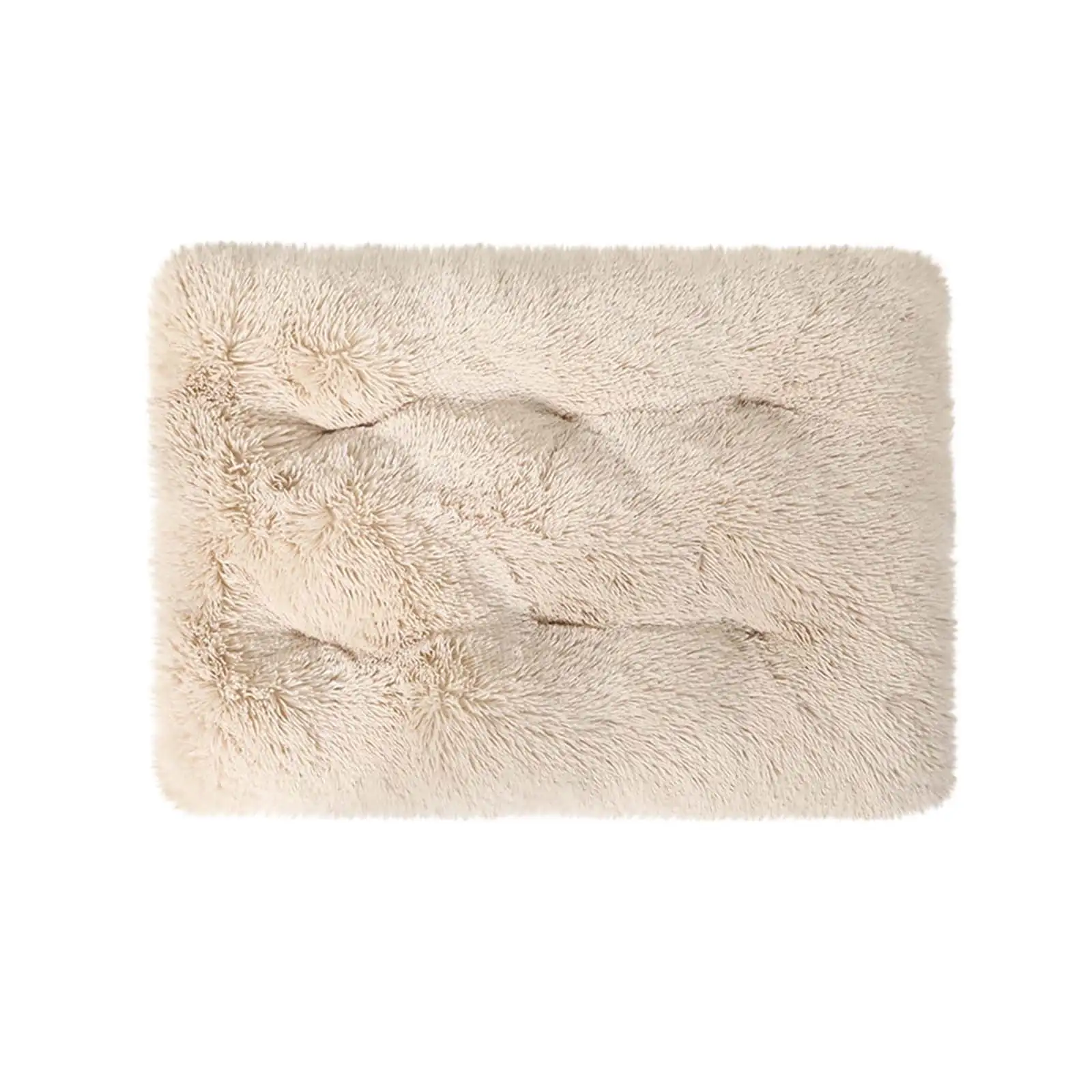 OAVQHLG3B Plush Crate Pet Bed. Plush Pillow Dog Bed. Washable. Fluffy and Soft Kennel Pad for Small/Medium Dogs