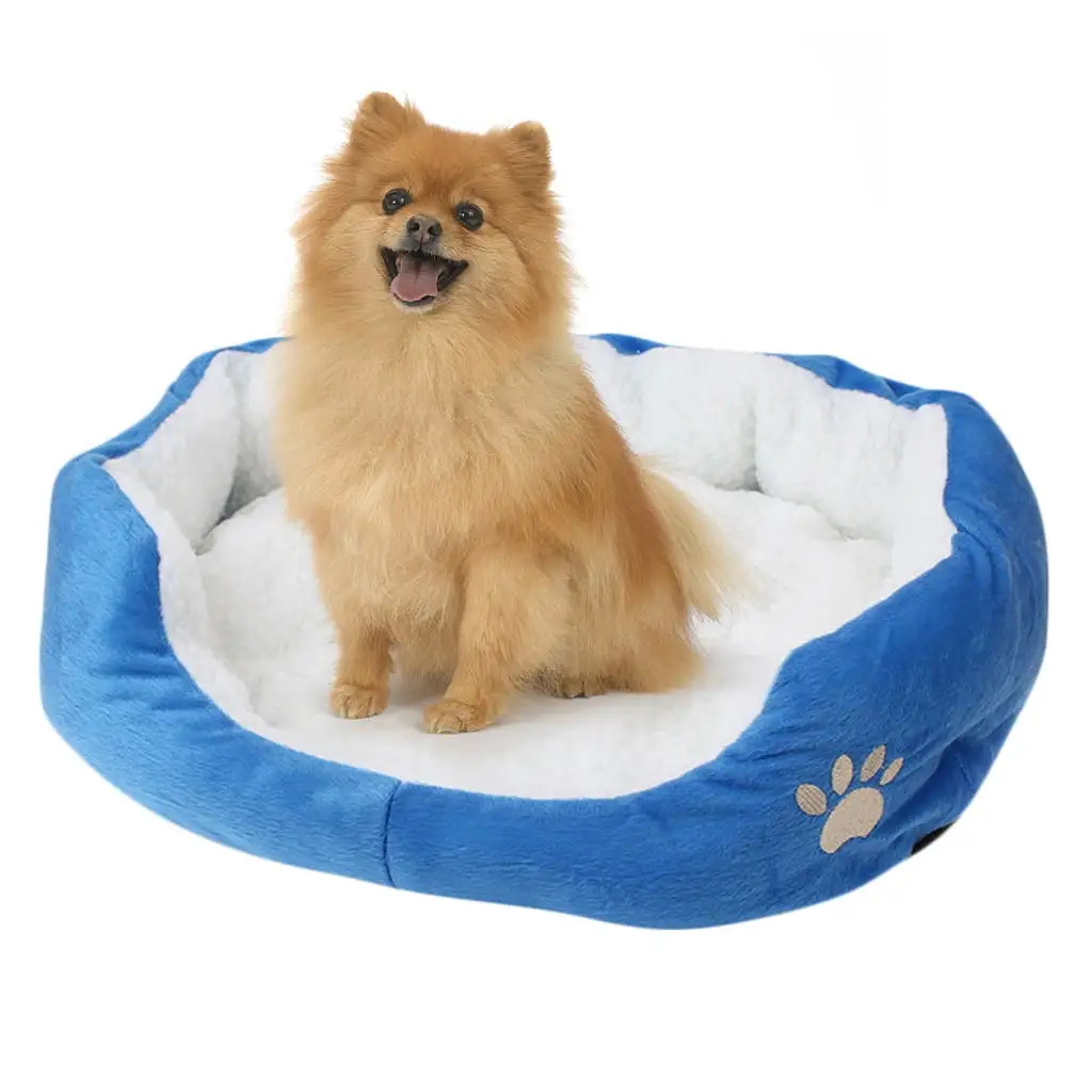 Oalirro Deals Clearance Pet Bed. Self-Warming Indoor Puppy Cushion Doghouse Soft Fleece Pet Dog Cat Bed Indoor Pillow Cuddler for Small Dogs and Cats (19.68*15.75in)