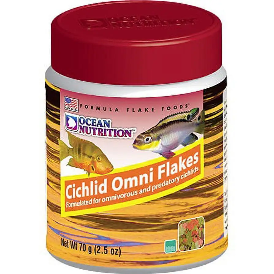 Ocean Nutrition Formula Flake Foods Cichlid Omni Flakes