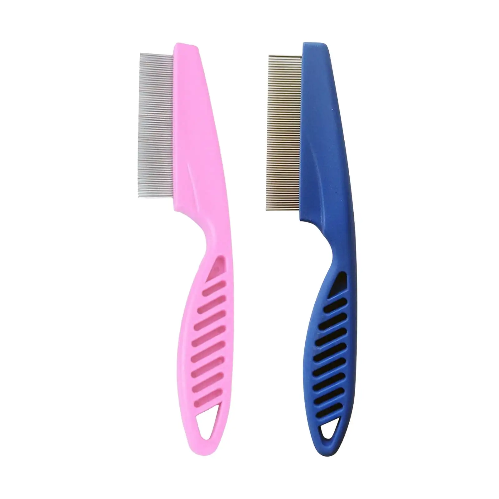 Oneshit Tools&Home Improvement Clearance Sale 2pc Pet Hair Grooming Comb Flea Shedding Brush Puppy Dog Stainless Comb