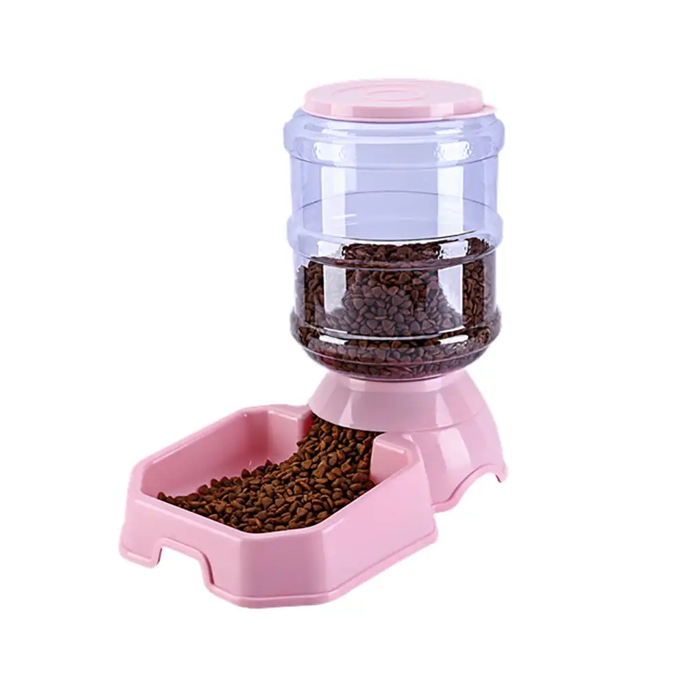 Opolski 3.8L Automatic Pet Feeder Dog Cat Drinking Bowl Large Capacity Water Food Holder