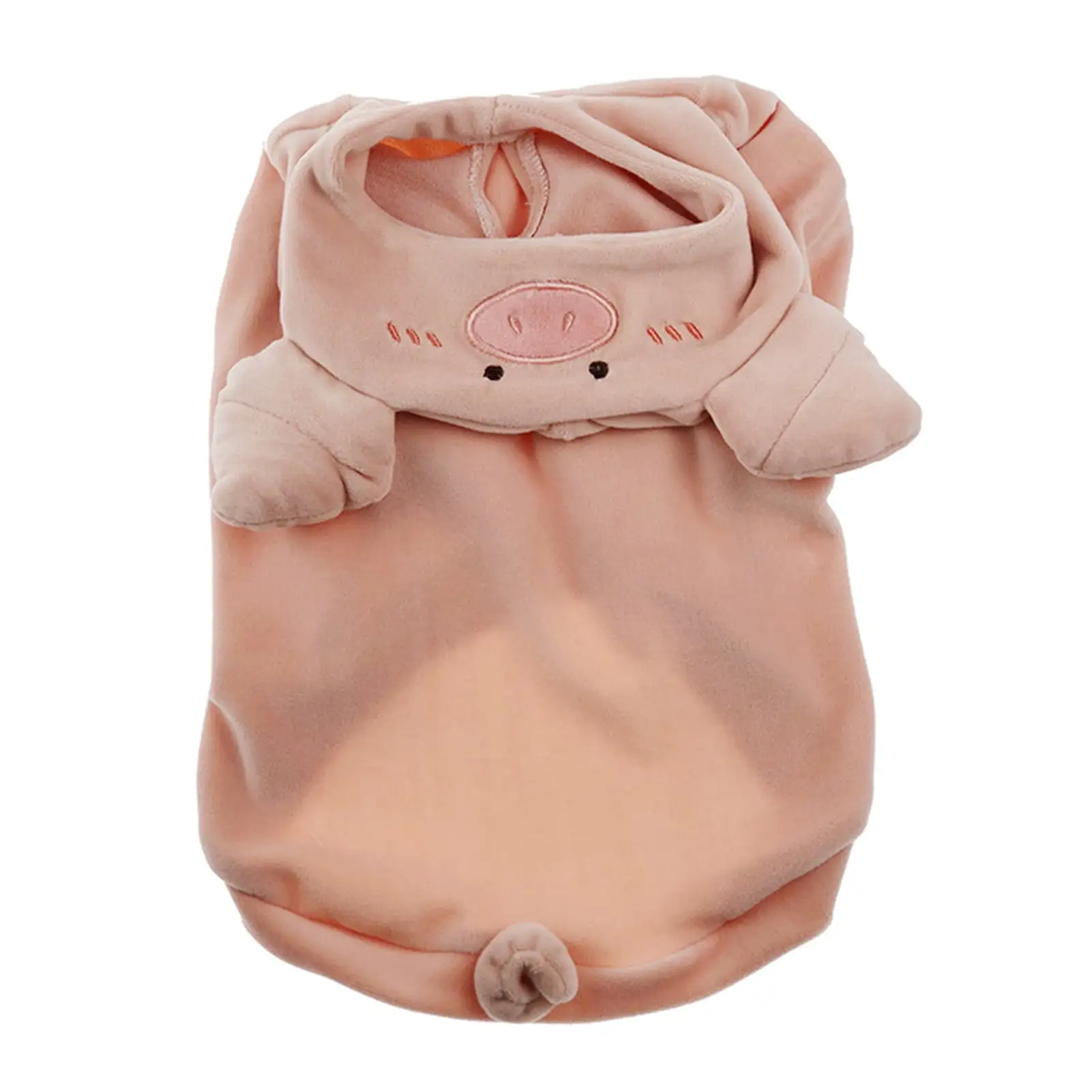 Opolski Pet Costume Pig Cosplay Breathable Soft Cat Dog Winter Warm Clothing for Halloween