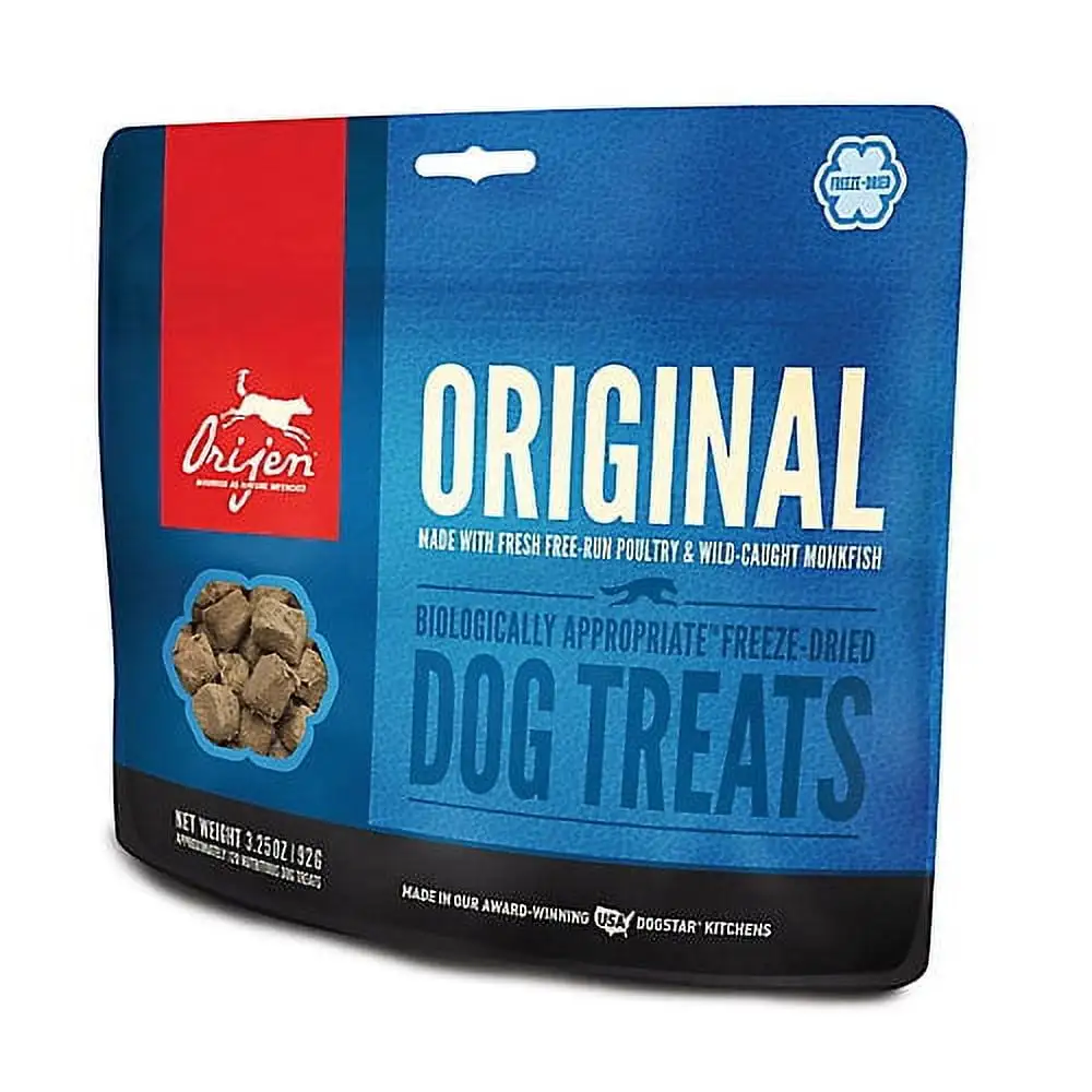 Orijen Original All Stages Freeze Dried Dog Treat. 3.25 oz