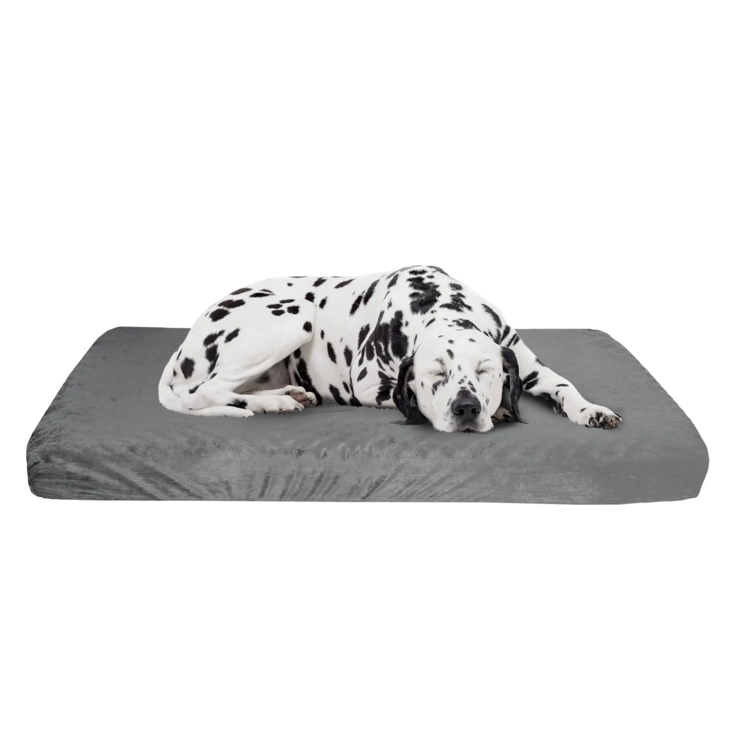 PETMAKER 46x27 Orthopedic Dog Bed with Removable Washable Cover (Gray)