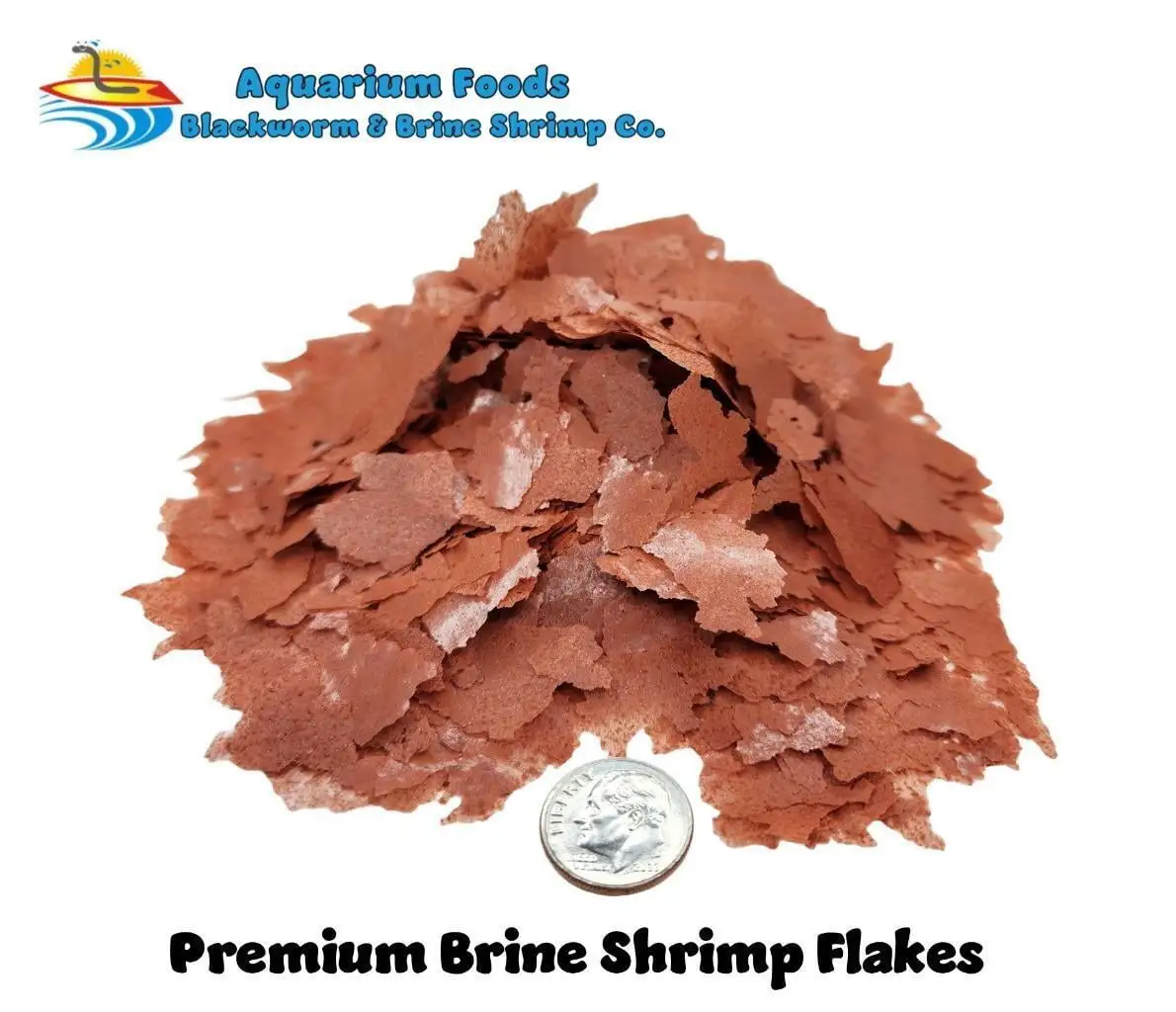 PREMIUM BRINE SHRIMP FLAKE FOOD! - PERFECT FOR ALL TROPICAL AND MARINE FISH! AFI...1-lb