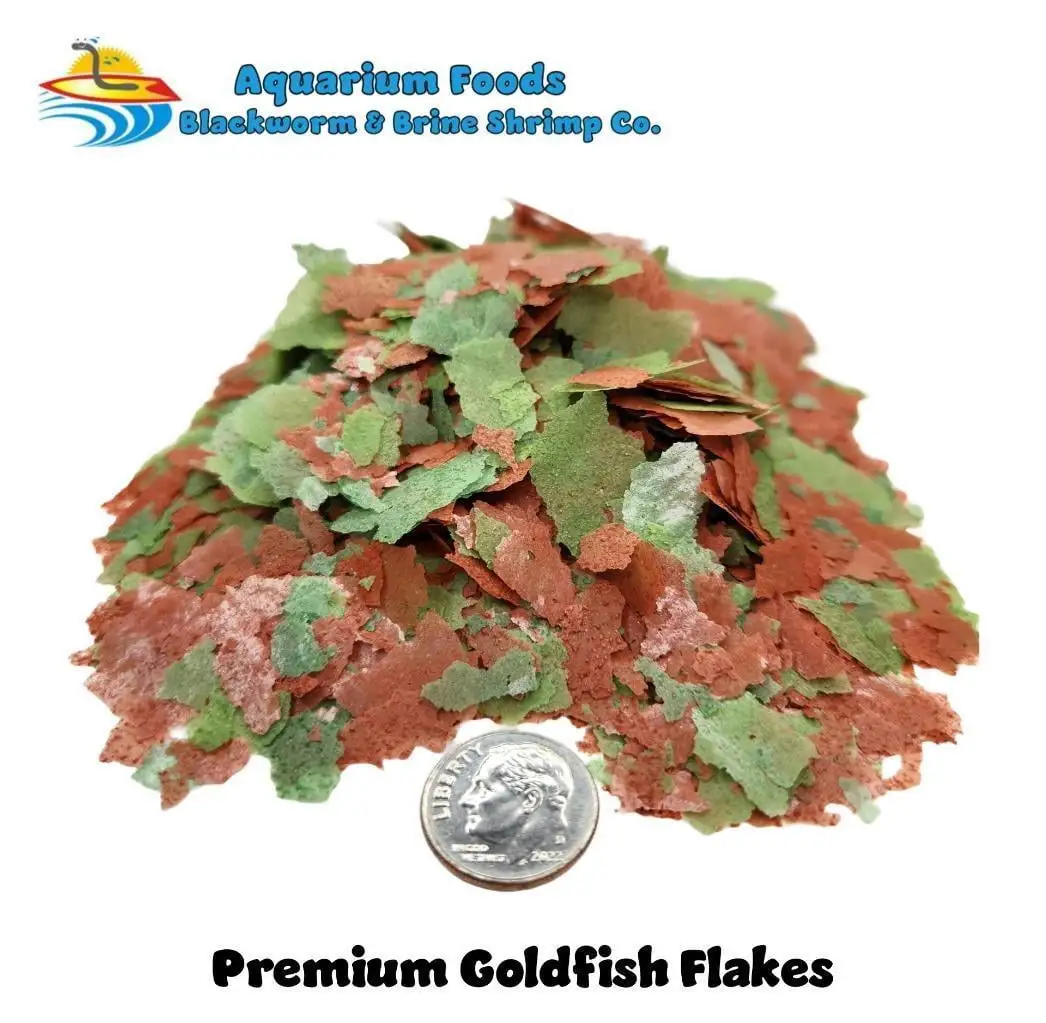 PREMIUM GOLDFISH FLAKE FOOD!! - TOP SHELF - PERFECT FOR KOI AND GOLDFISH!!! AFI...1-lb