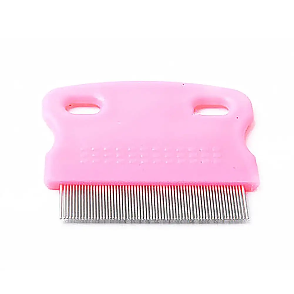 Papaba Pet Comb.Stainless Steel Pet Dog Cats Toothed Flea Removal Cleaning Brush Grooming Comb