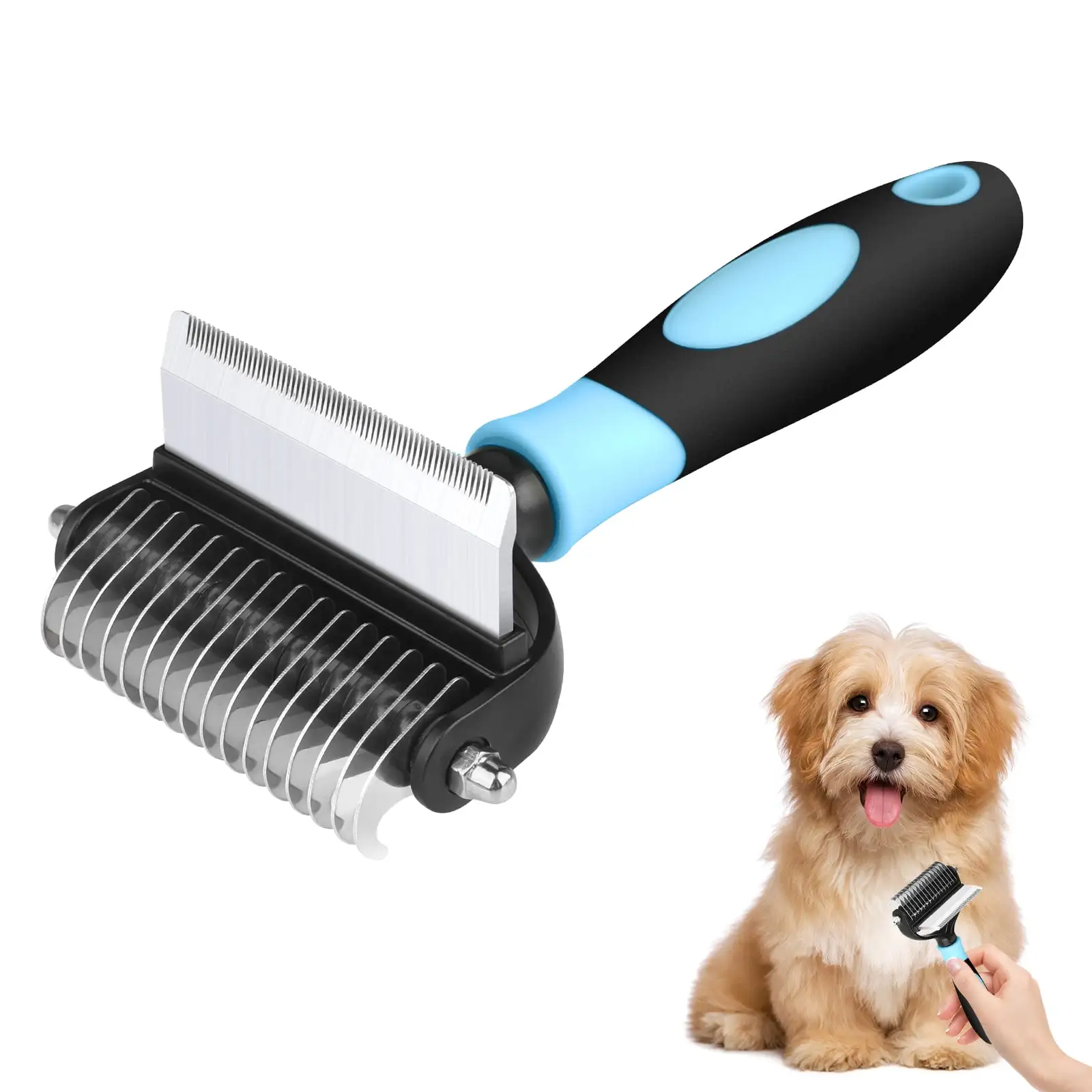 PcEoTllar Dog Grooming Brush Clearance. Safe Brush for Pet Dog Cat