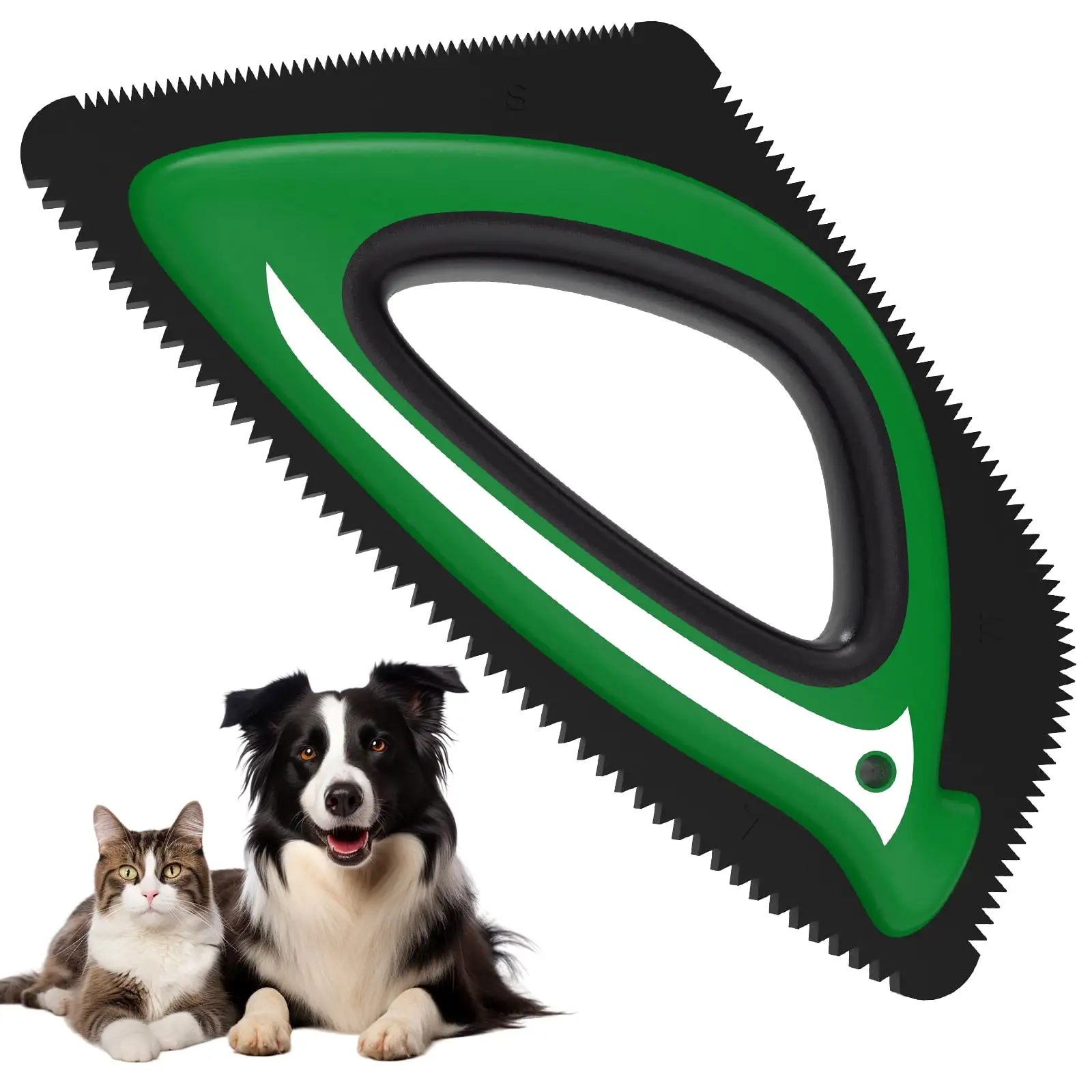 PcEoTllar Pet Hair Remover. Reusable Dog and Cat Hair Remover Brush for Furniture.Car.Carpet - Green