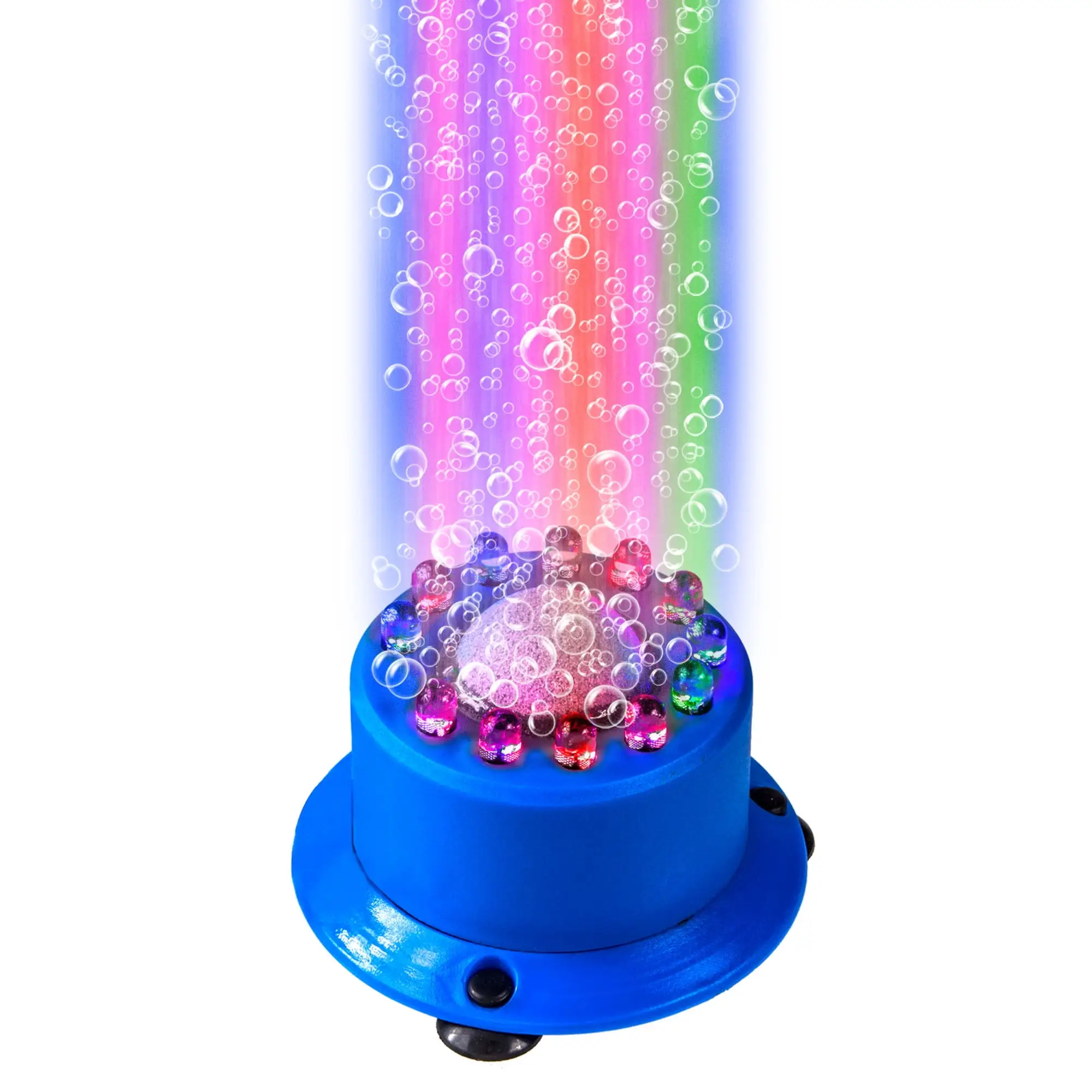 Penn-Plax Cascade Multicolor Rainbow LED Air Stone for Aquariums. 2.5 Diameter