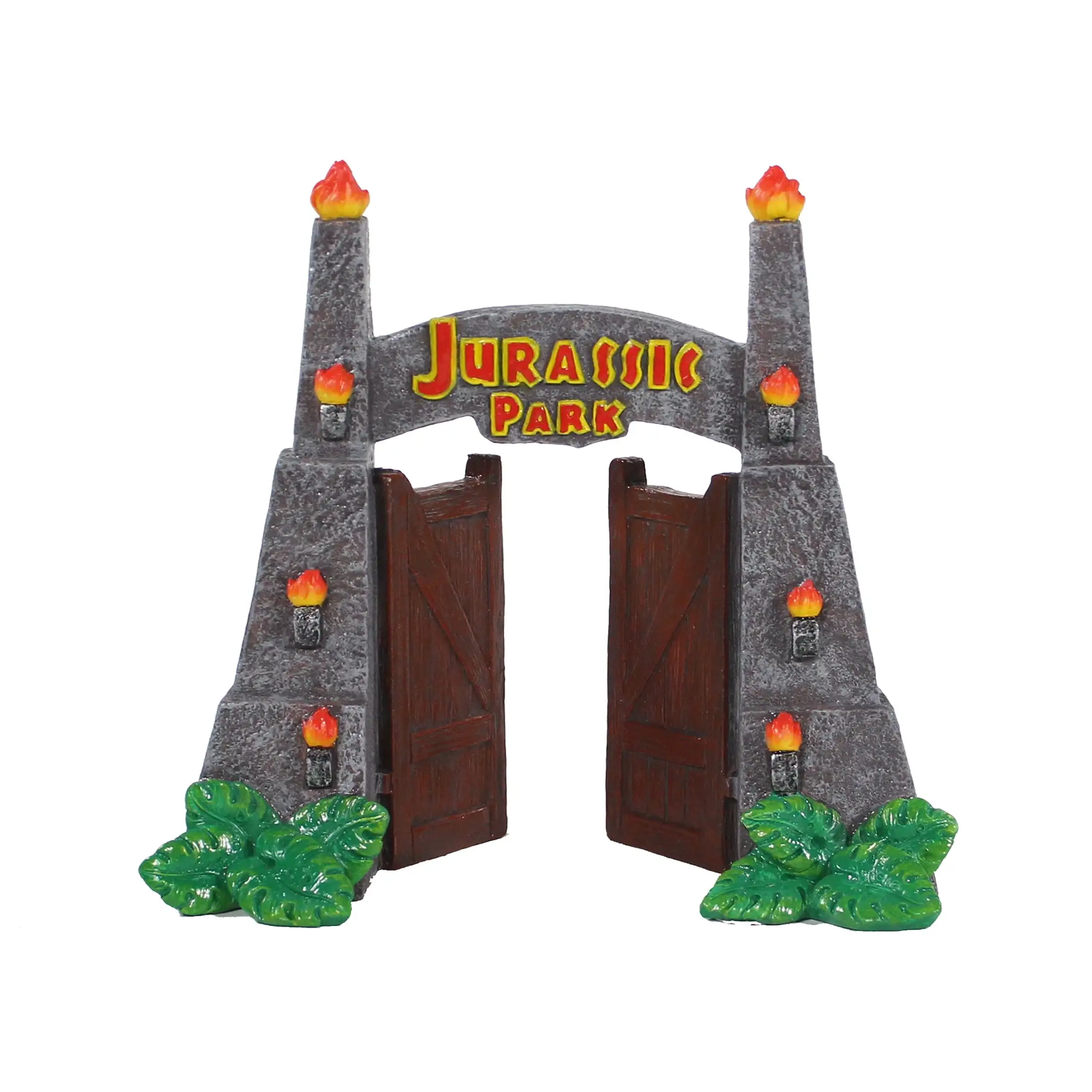 Penn-Plax Jurassic Park Aquarium Decoration a?? Park Gate a?? Small. Multicolor