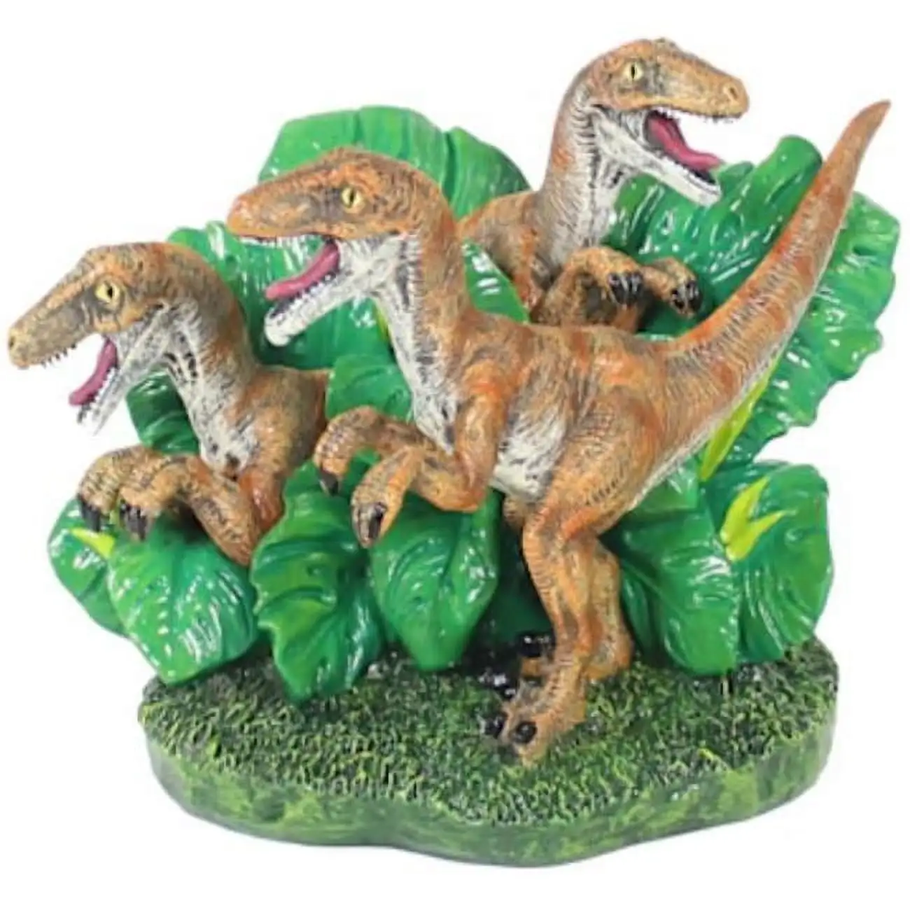 Penn Plax PP10384 Jurassic Park Velociraptor Aquarium Ornament