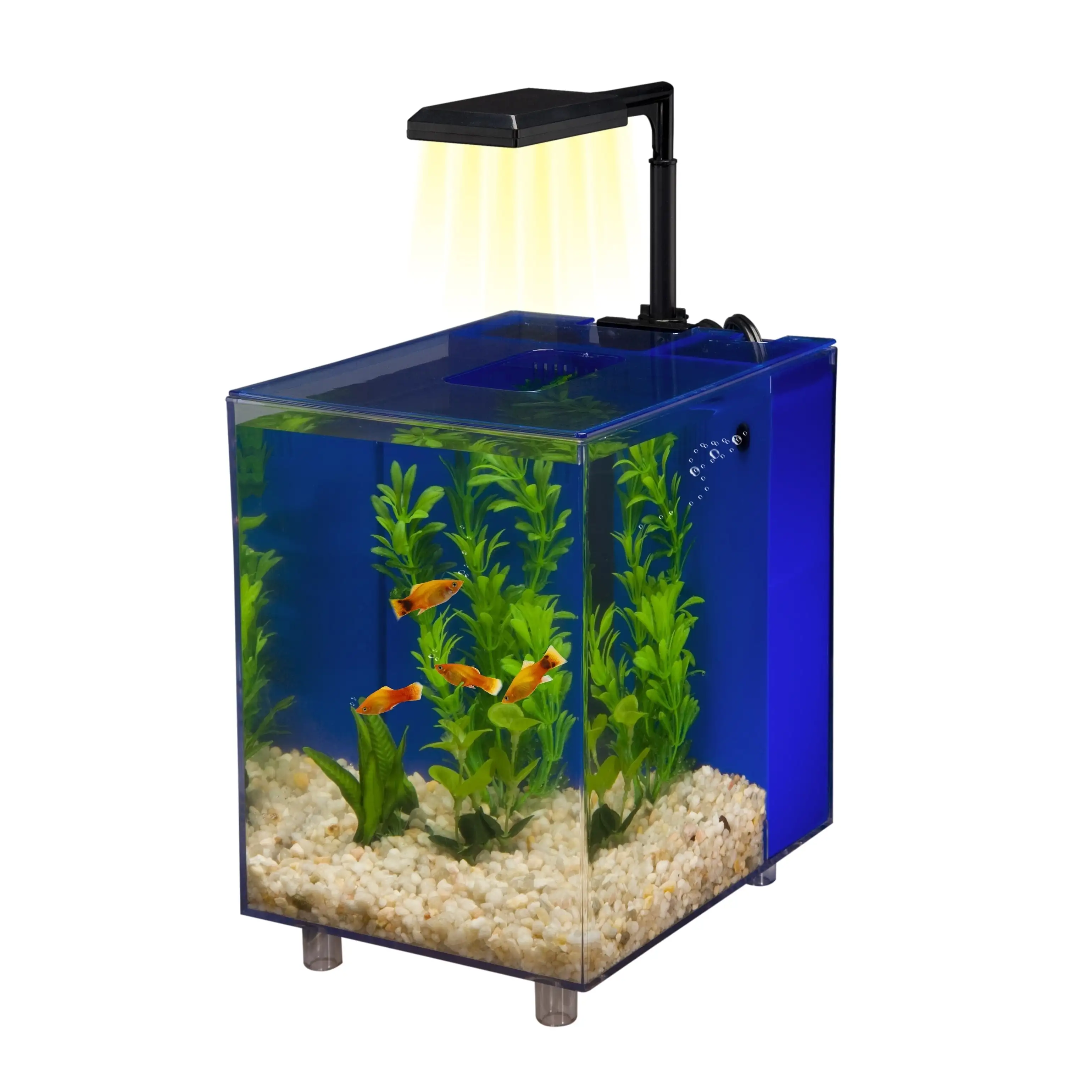 Penn-Plax WW120B Prism Nano Aquarium Kit. Blue