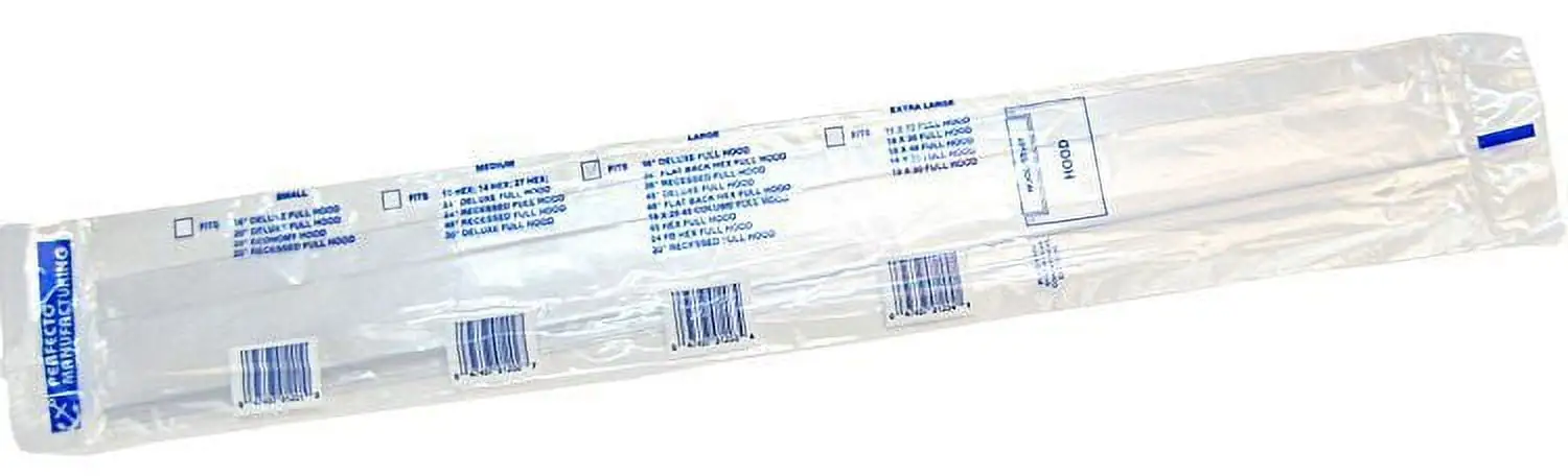 Perfecto Hood Backstrip - Clear Large - 24.9 Long x 2.75 Wide