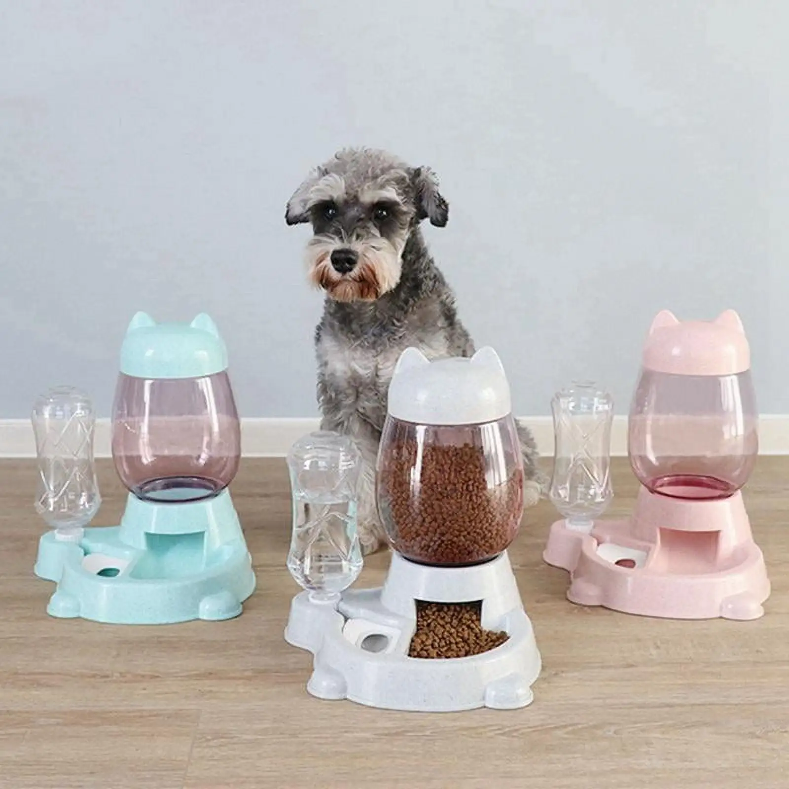 Pet Automatic Feeder Dog Cat Drinking Bowl For Dog Water Drinking Cat Feeding Large Capacity Dispenser Pet Cat Dog