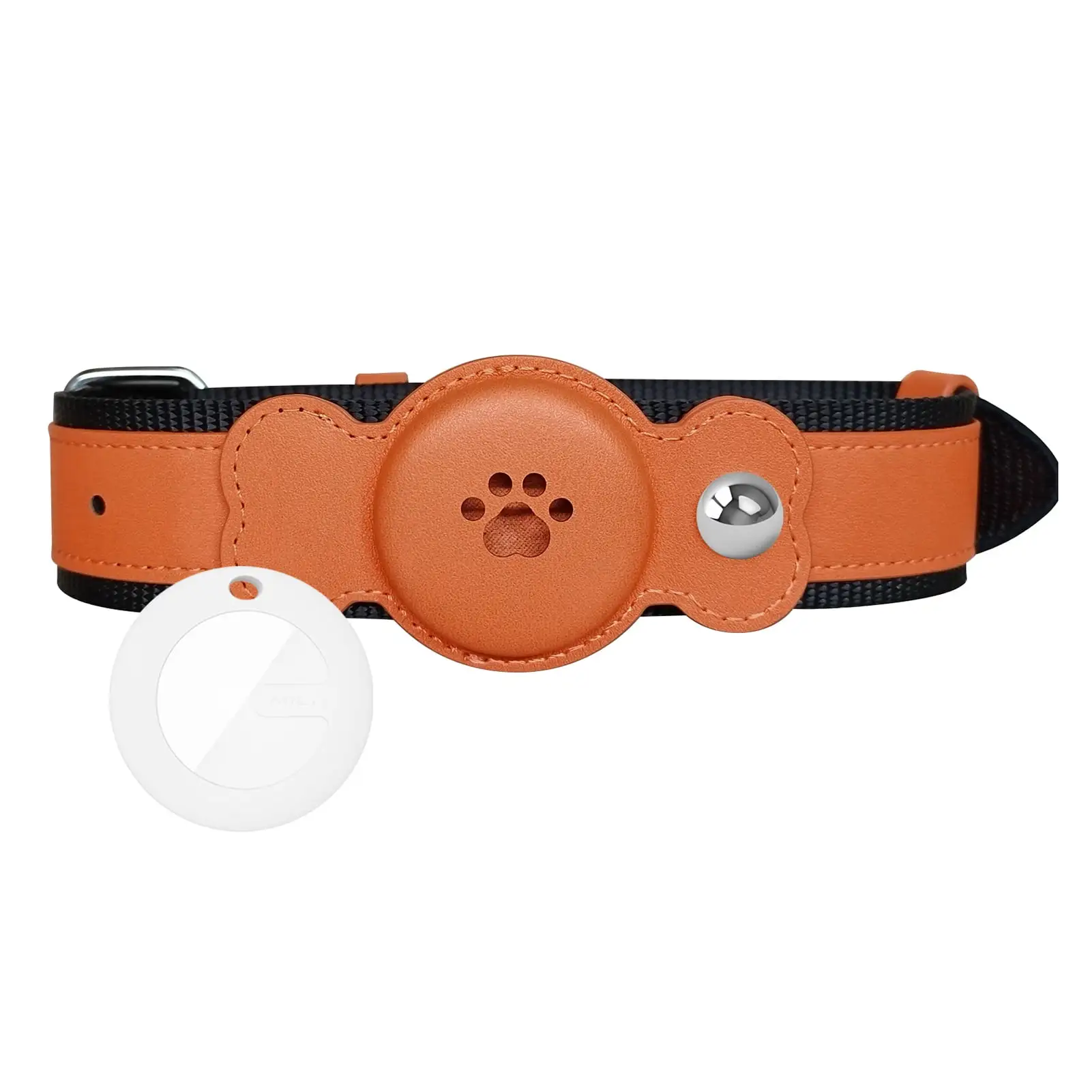 Pet Collar with Waterproof GPS Tracker - Real-Time Location Tracking - Long Battery Life. Adjustable Pet Collar