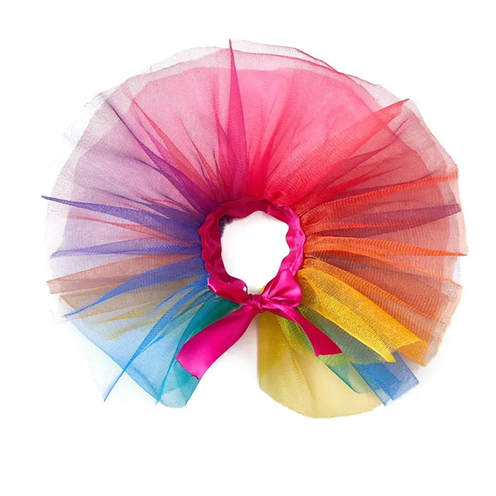 Pet Colorful Tutu Skirt Cute Birthday Dresses Costume Pet Supplies For Large Medium Small Dogs Cats