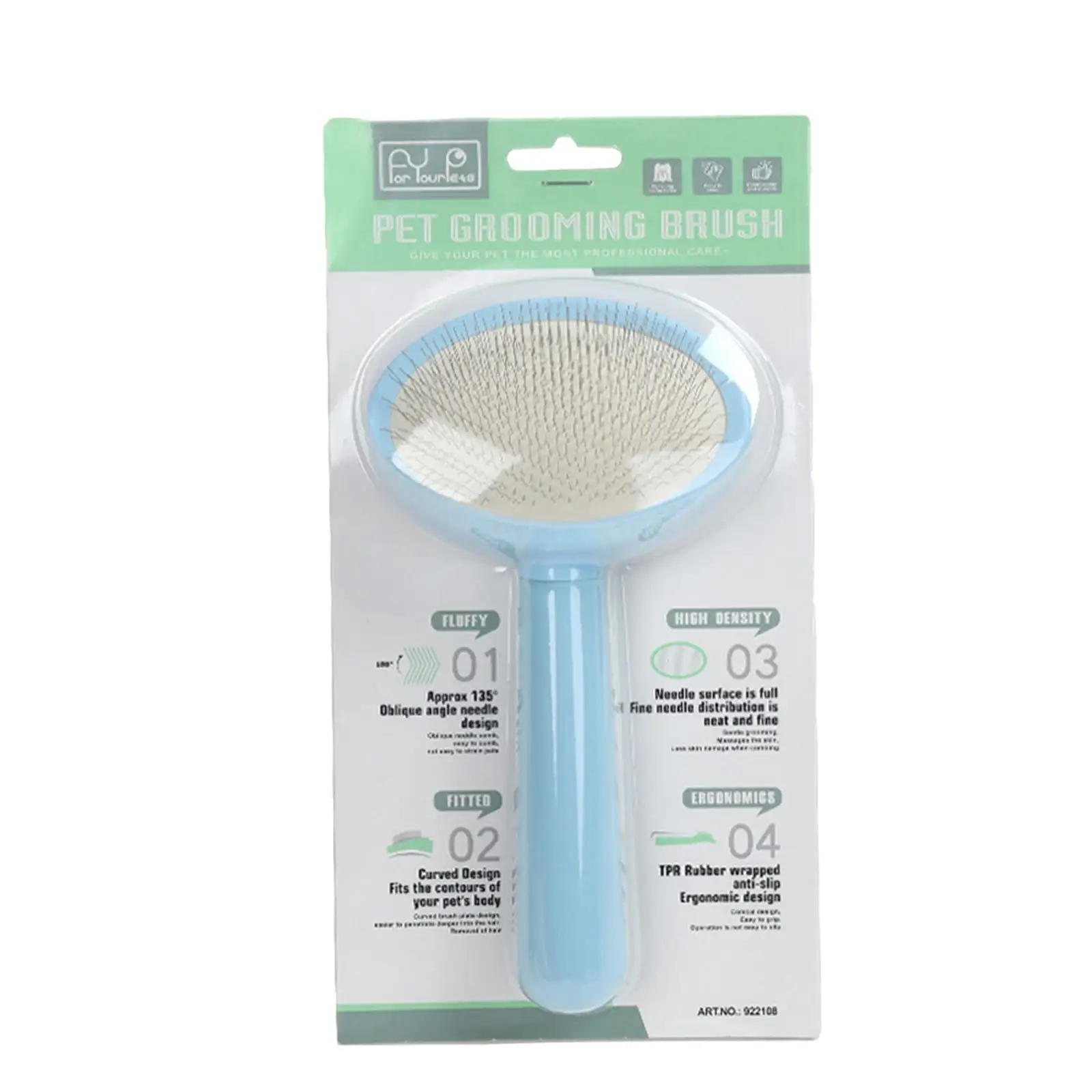 Pet Comb Macaron Tricolor Cat Comb Massage Comb Thick Fine Needle To Floating Hair Open Knot Pull Hair Dog Comb