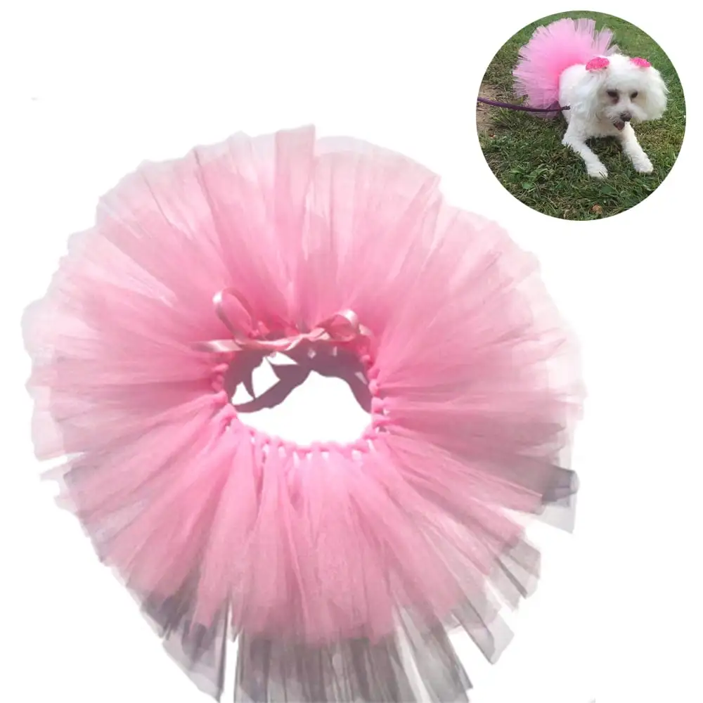 Pet Dog Cat Costume Tutu Outfit Animal Party Tulle Skirt Clothing