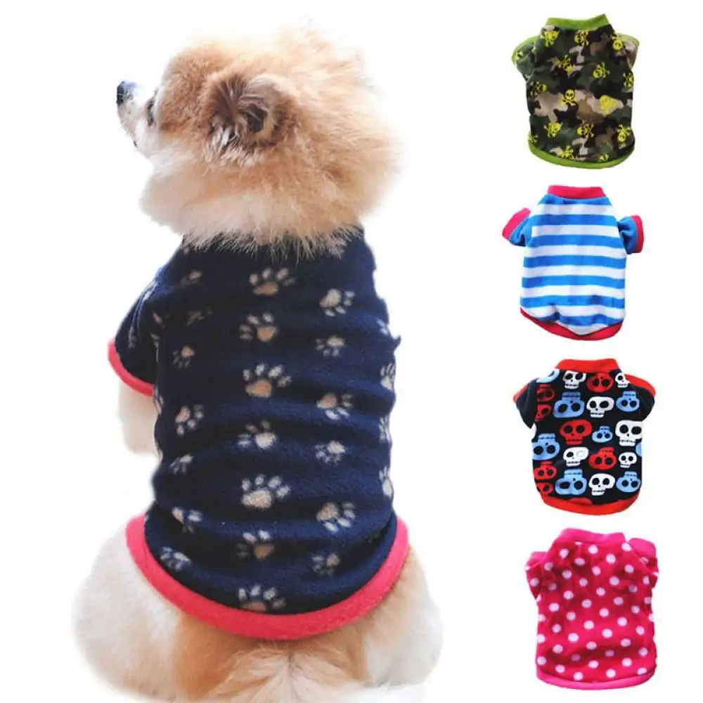 gastropod Pet Dog Fleece Shirt Puppy Warm Jumper Sweater Coat Jacket Apparel for Small Medium Dogs