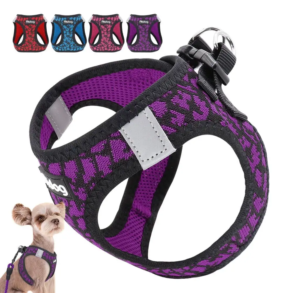 Pet Dog Harness Breathable Mesh Vest Dog Puppy Dog Harnesses Chest Straps Belt Easy Control for Extra Small and Small Dogs