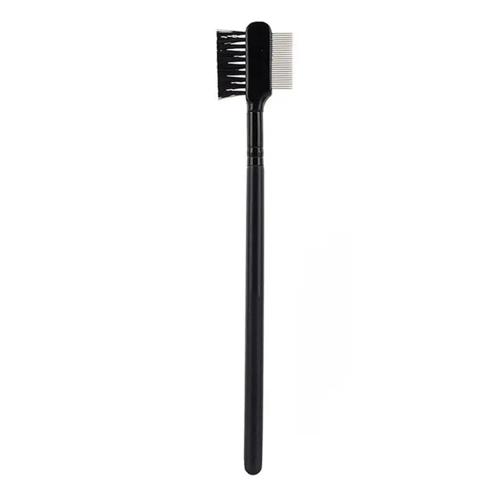 Pet Eye Comb Tear Stain Remover Double-Sided Eye Brush for Dog Cat (Black)