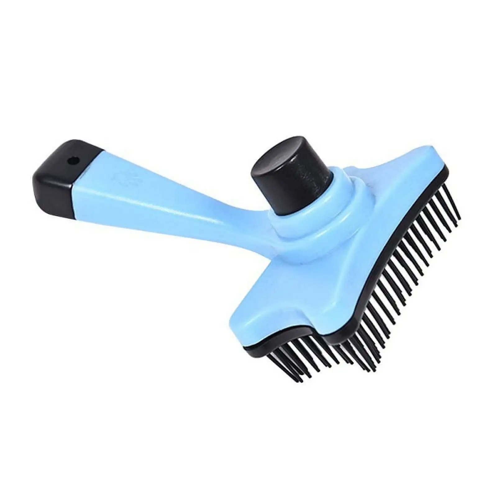 Pet Grooming Brush -Multi-Functional Self Cleaning Slicker Comb. Gentle Pet Hair Remover & Dog Cat Deshedding Brush Glove. Perfect Pet for Dog or Cat Blue Pink Orange