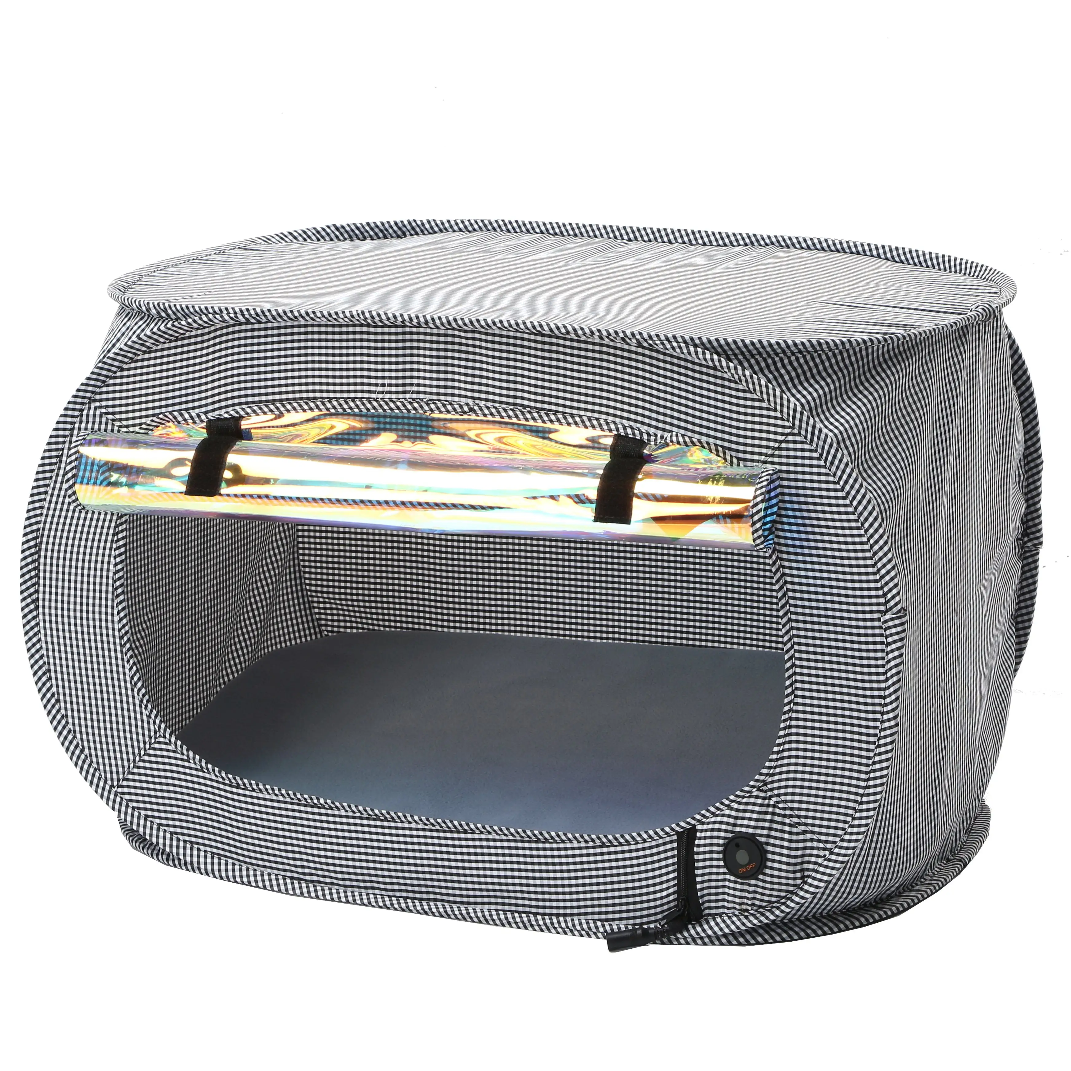 Pet Life Enterlude Electric Heating Wire Folding Travel Pet Tent Crate