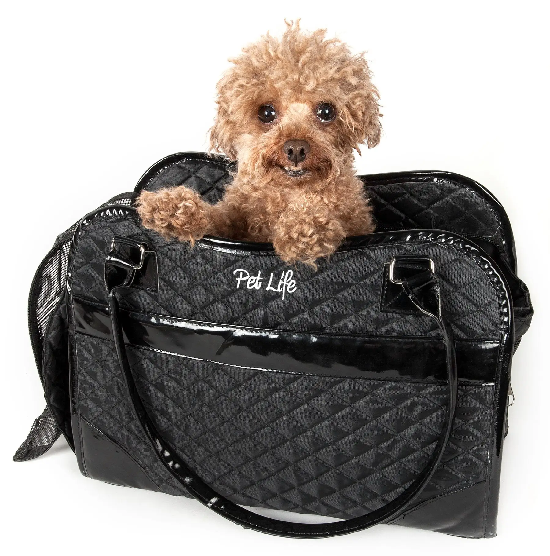 Pet Life ?? Exquisite Airline Approved Designer Travel Pet Dog Handbag Carrier