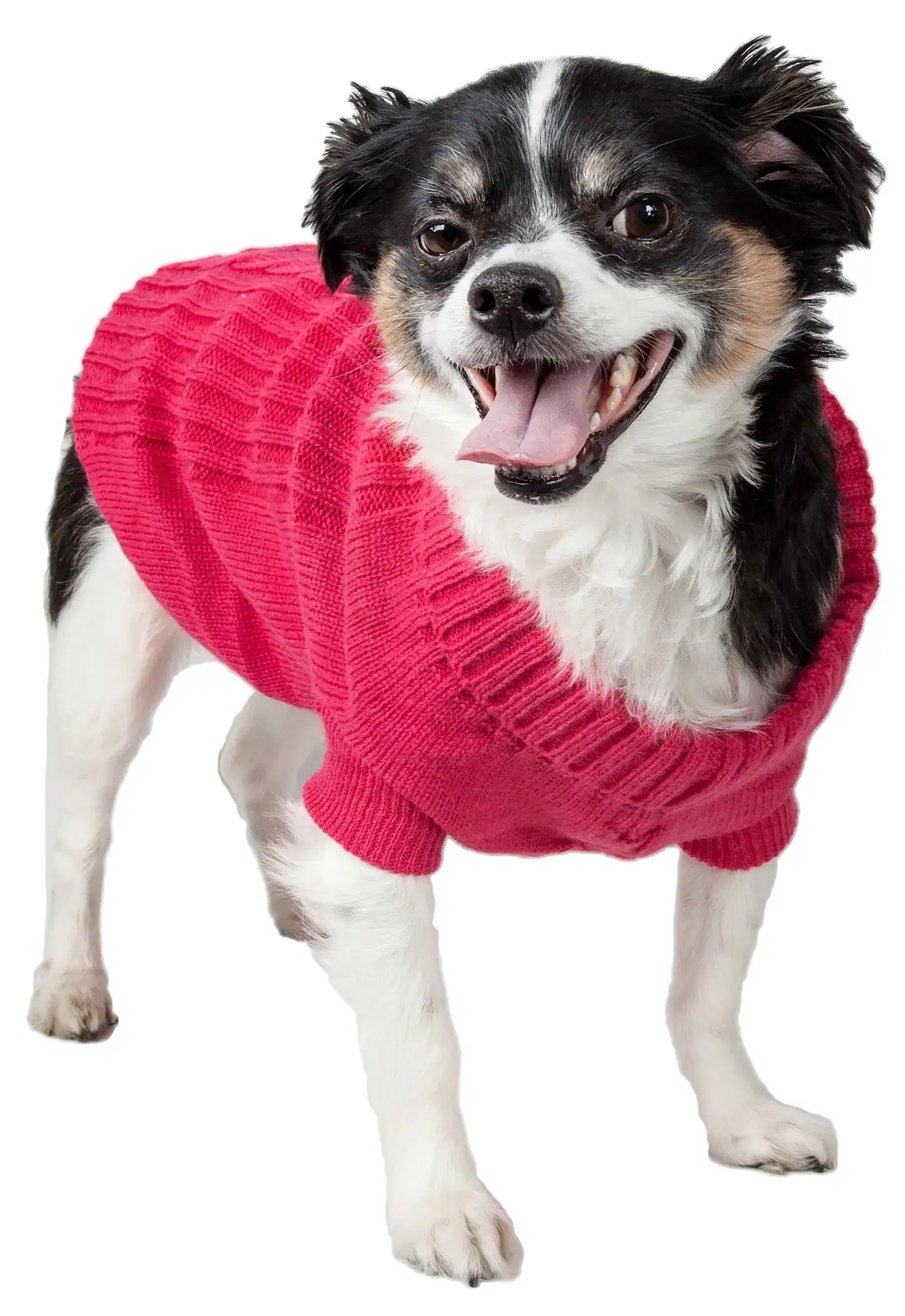 Pet Life ? Heavy Cotton Rib-Collared Fashion Dog Sweater