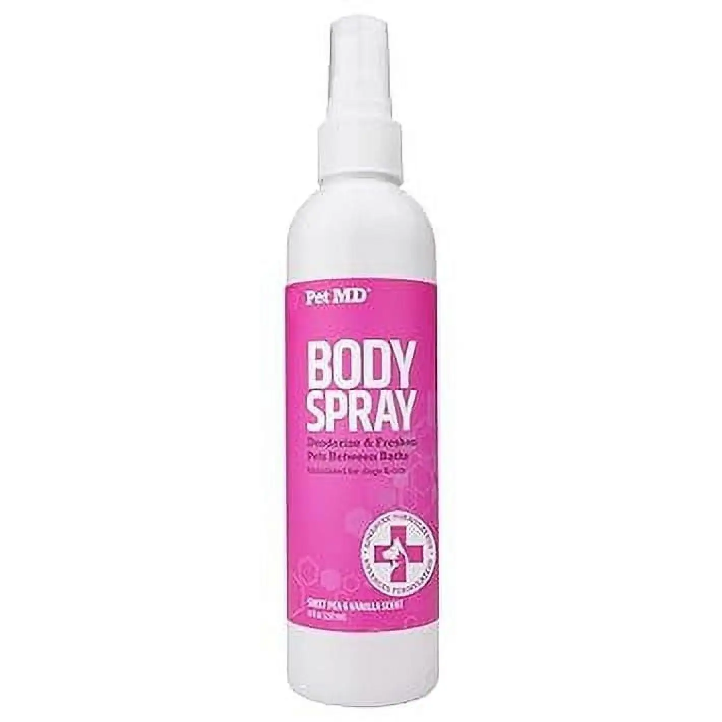 Pet MD Body Spray for Dogs & Cats. Deodorizing Dog Perfume Eliminates Odor. Long-Lasting Pet Cologne Spray for Dogs. Sweet Pea & Vanilla Scent