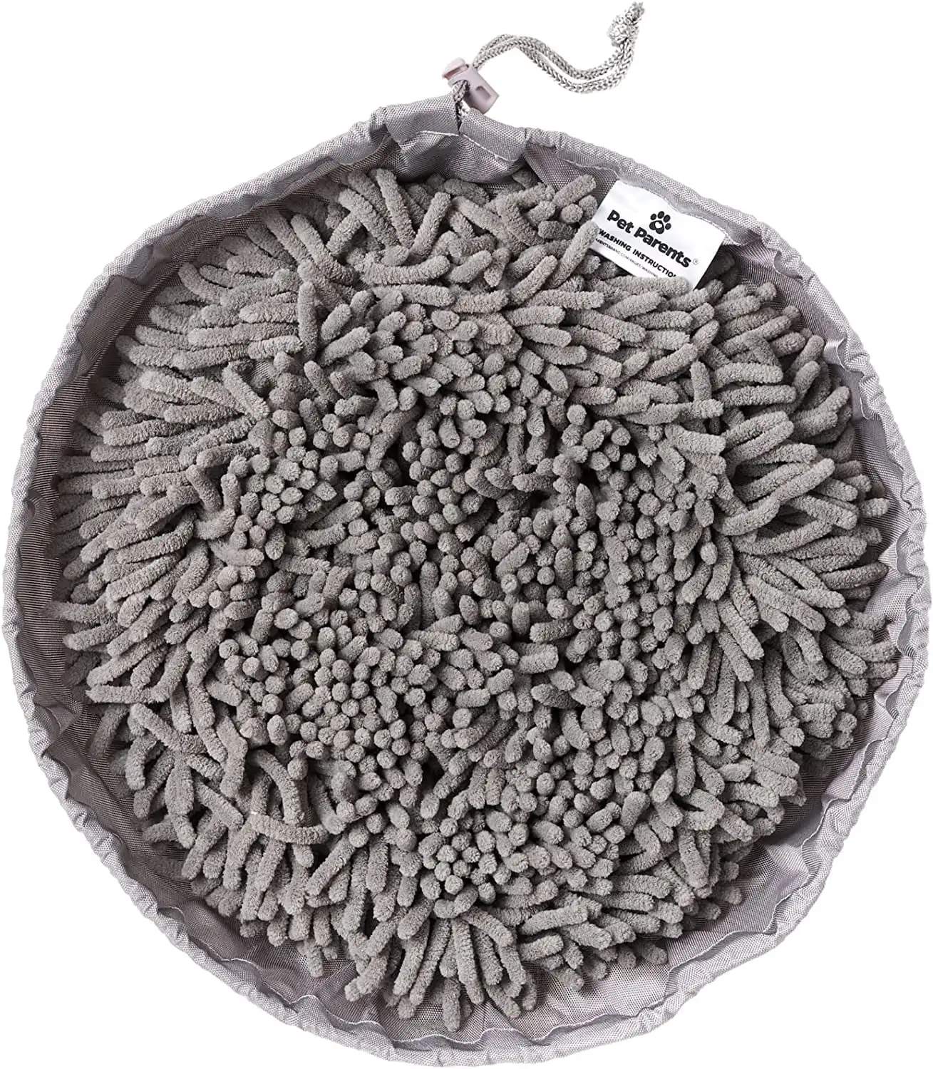 Pet Parents? Forager? Bowl. Slow Feeder Dog Bowl with SoftSnout??Material & Snuffle Mat (Forest Modern Grey)