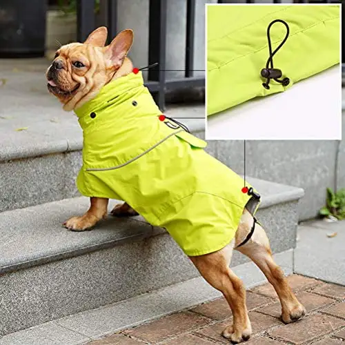 Pet Rain Jacket Hoodies Lion Dance Dog Costume Medium and Large Dog Raincoat Pet Dogs Raincoats Fish Net for Large Aquarium Dog Rain Wear Medium to Large Dogs Water