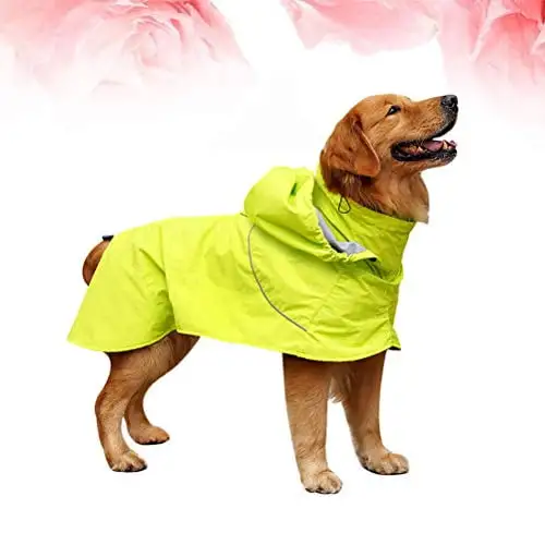 Pet Rain Jacket Hoodies Lion Dance Dog Costume Medium and Large Dog Raincoat Pet Dogs Raincoats Fish Net for Large Aquarium Dog Rain Wear Medium to Large Dogs Water