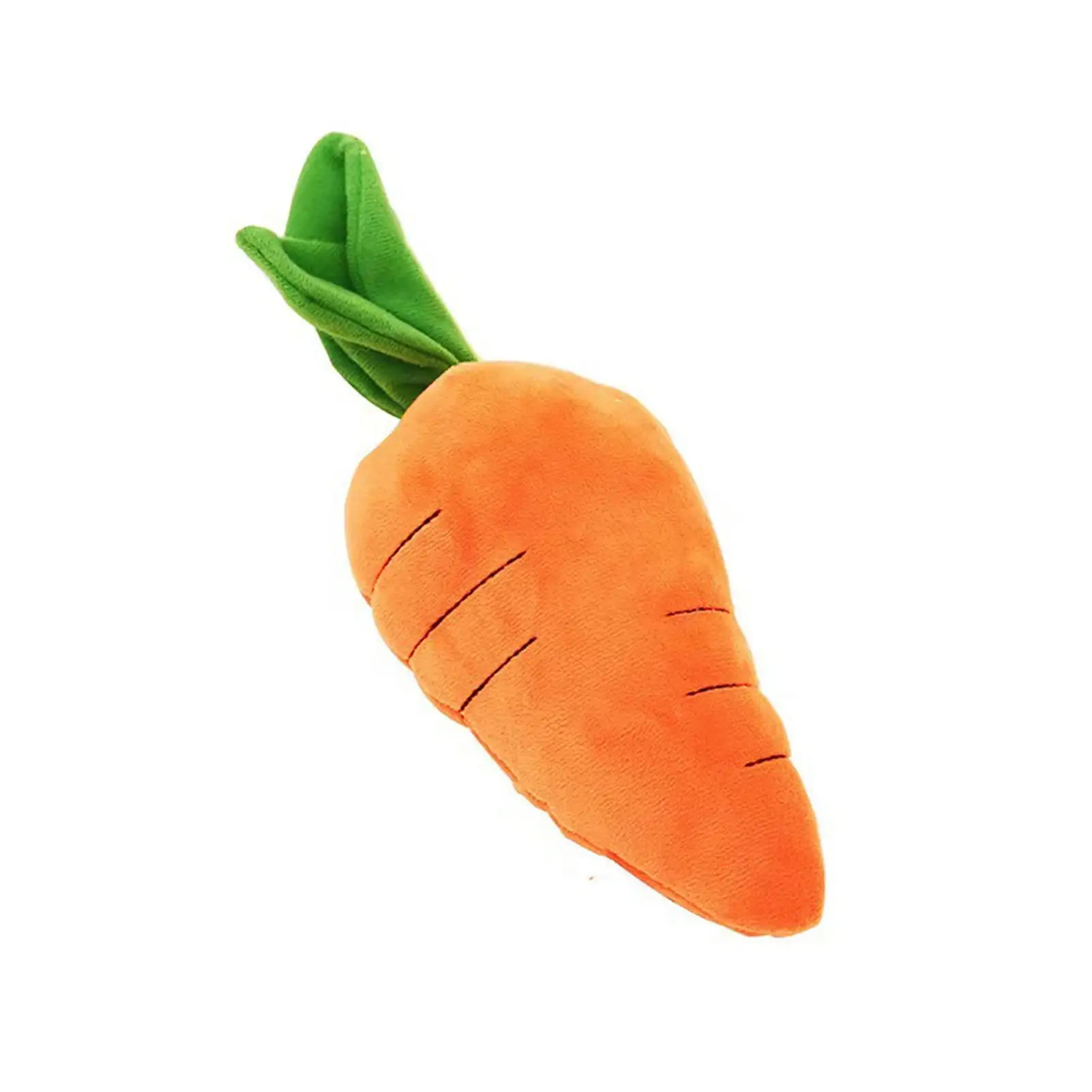 Pet Sleeping Cushion Dog Toy Carrot Shape Pet Plush Toy with Sound Bite-resistant Soft Comfortable Dog Sleeping Cushion Pet Supplies