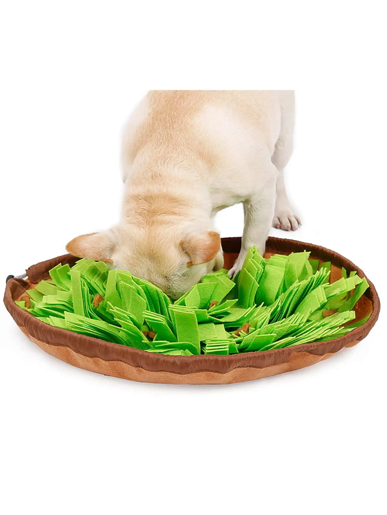 Pet Snuffle Mat for Dogs Nosework Feeding Mat Slow Feeder for Training and Stress Relief Encourages Natural Foraging Skills.Green