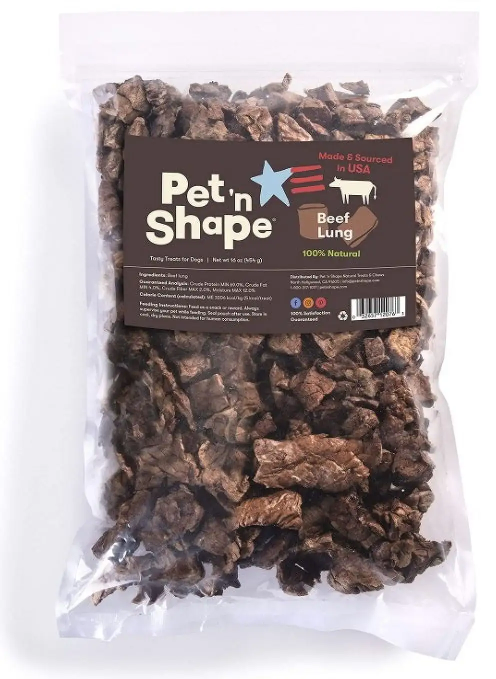 Pet n Shape Beef Lung Dog Treat