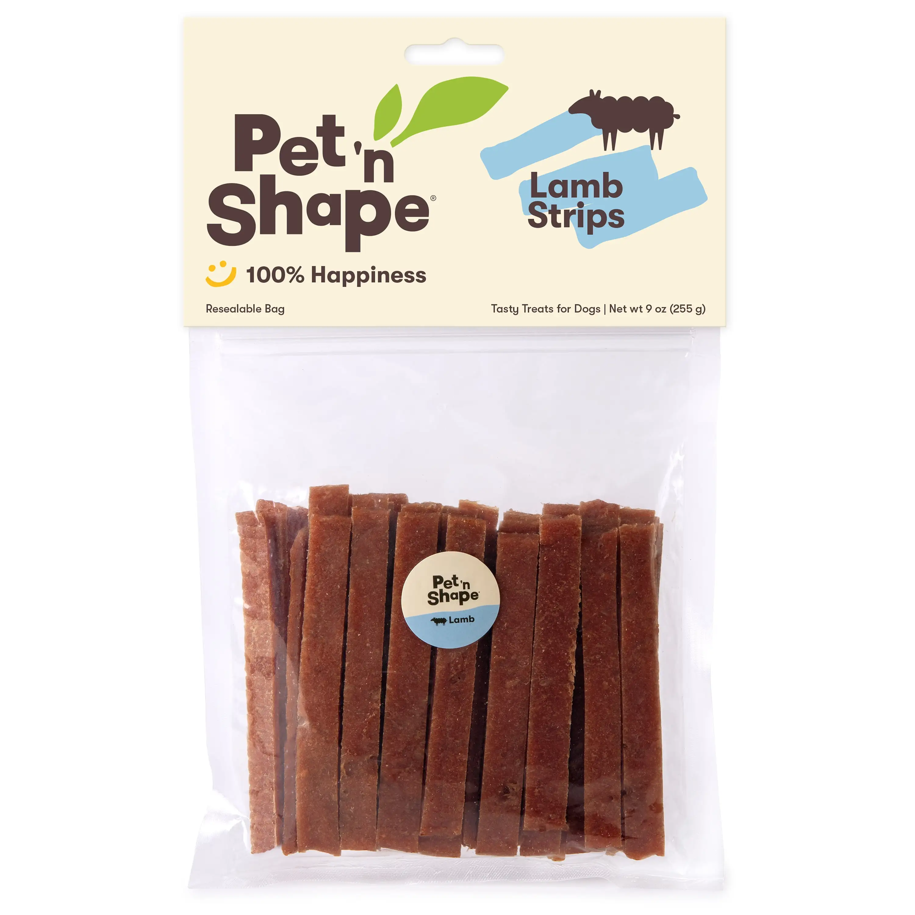 Pet 'n Shape Lamb Jerky Dog Treats - 9 Ounce ?? Soft and Chewy Dog Treats